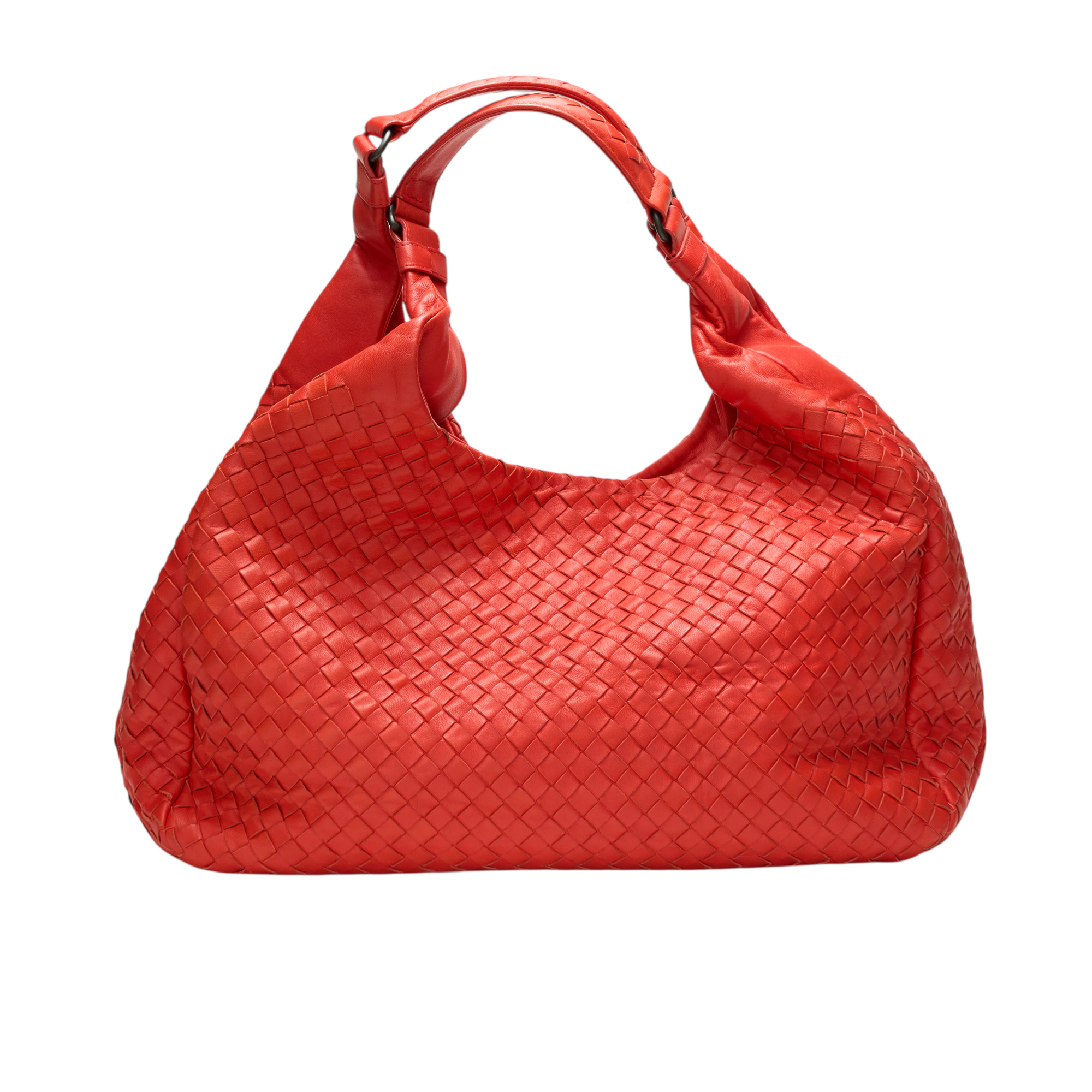 bottega veneta 2000s red hobo bag