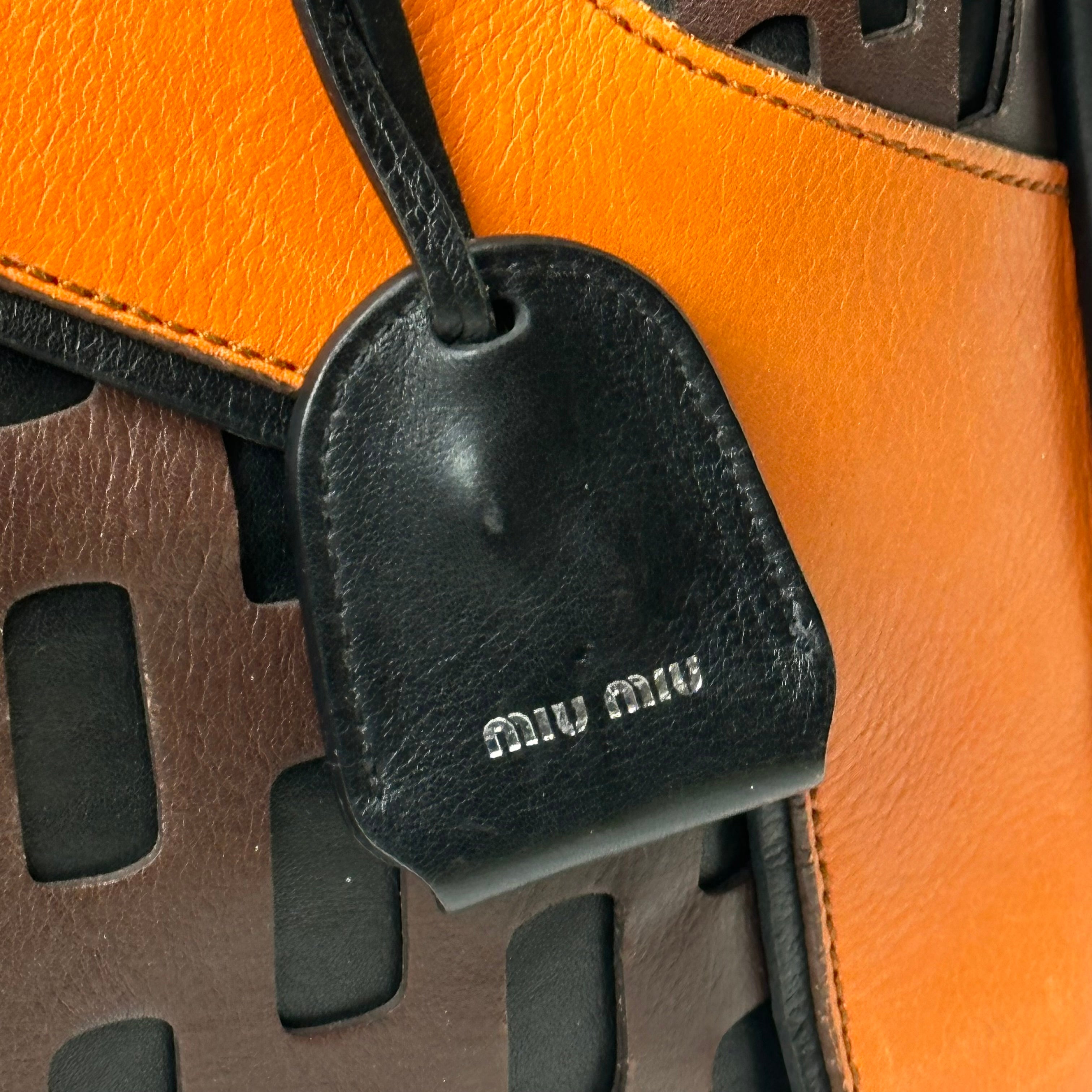 miu miu 2000s brown bowling bag – hachi archive
