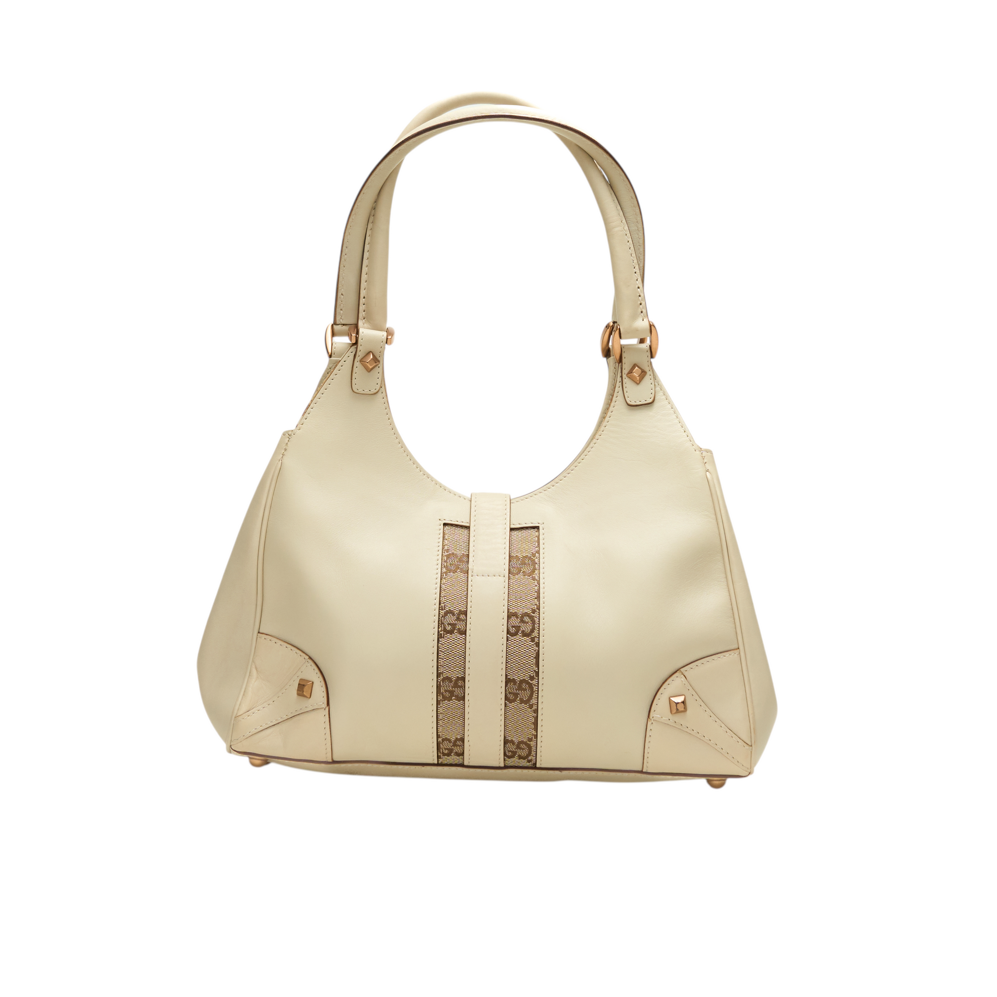 gucci 2000s cream jackie bag