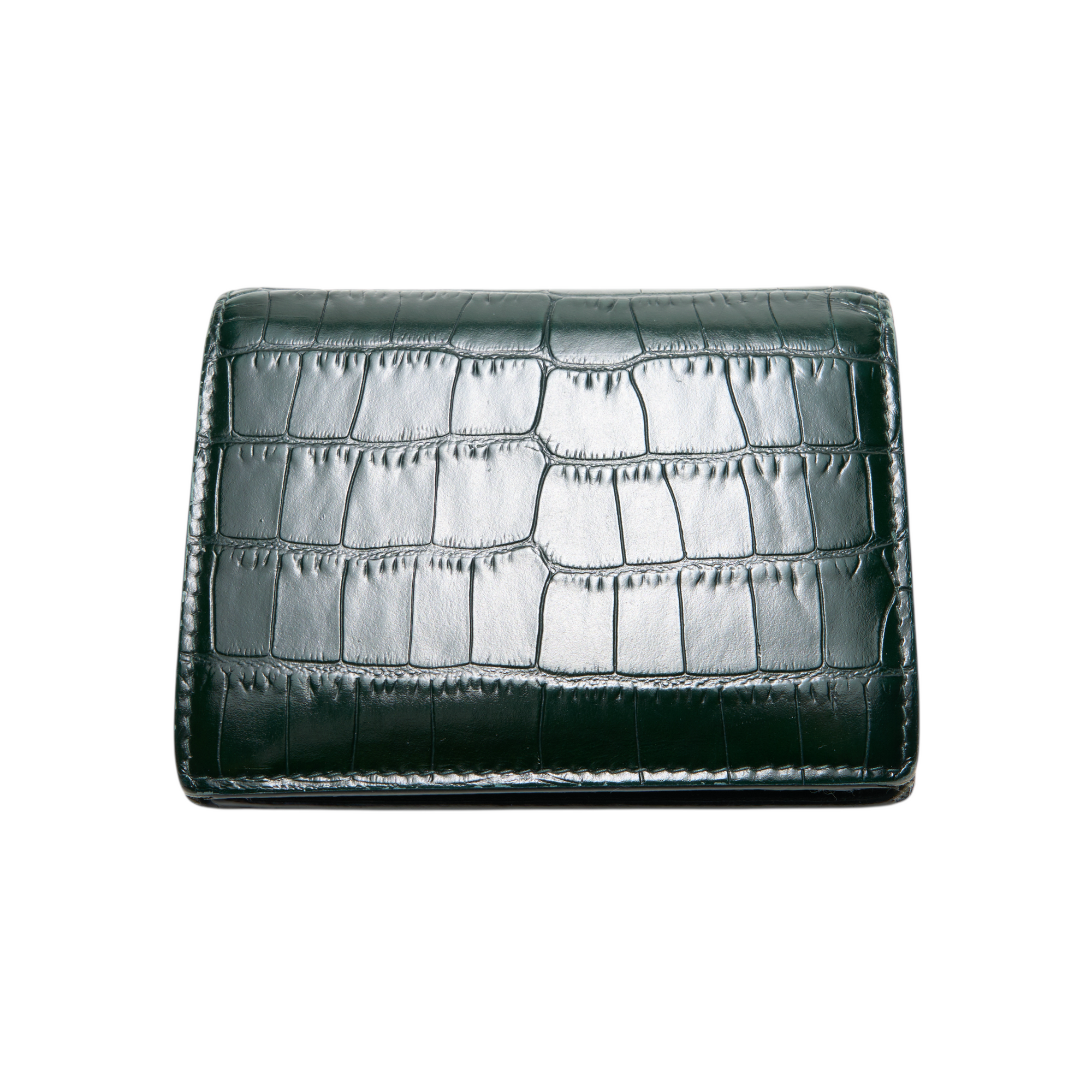 miu miu green crocodile wallet