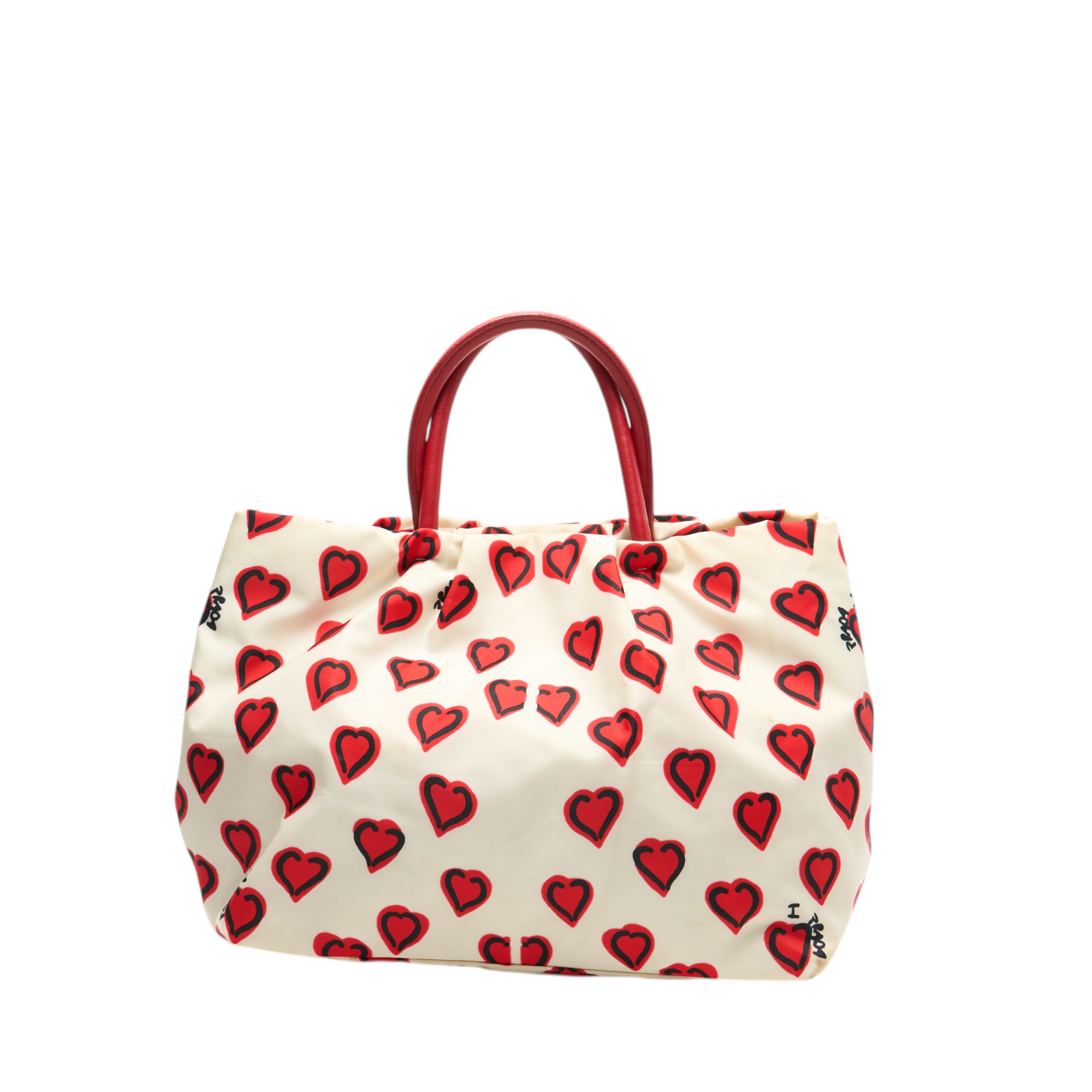 prada 2000s heart bag