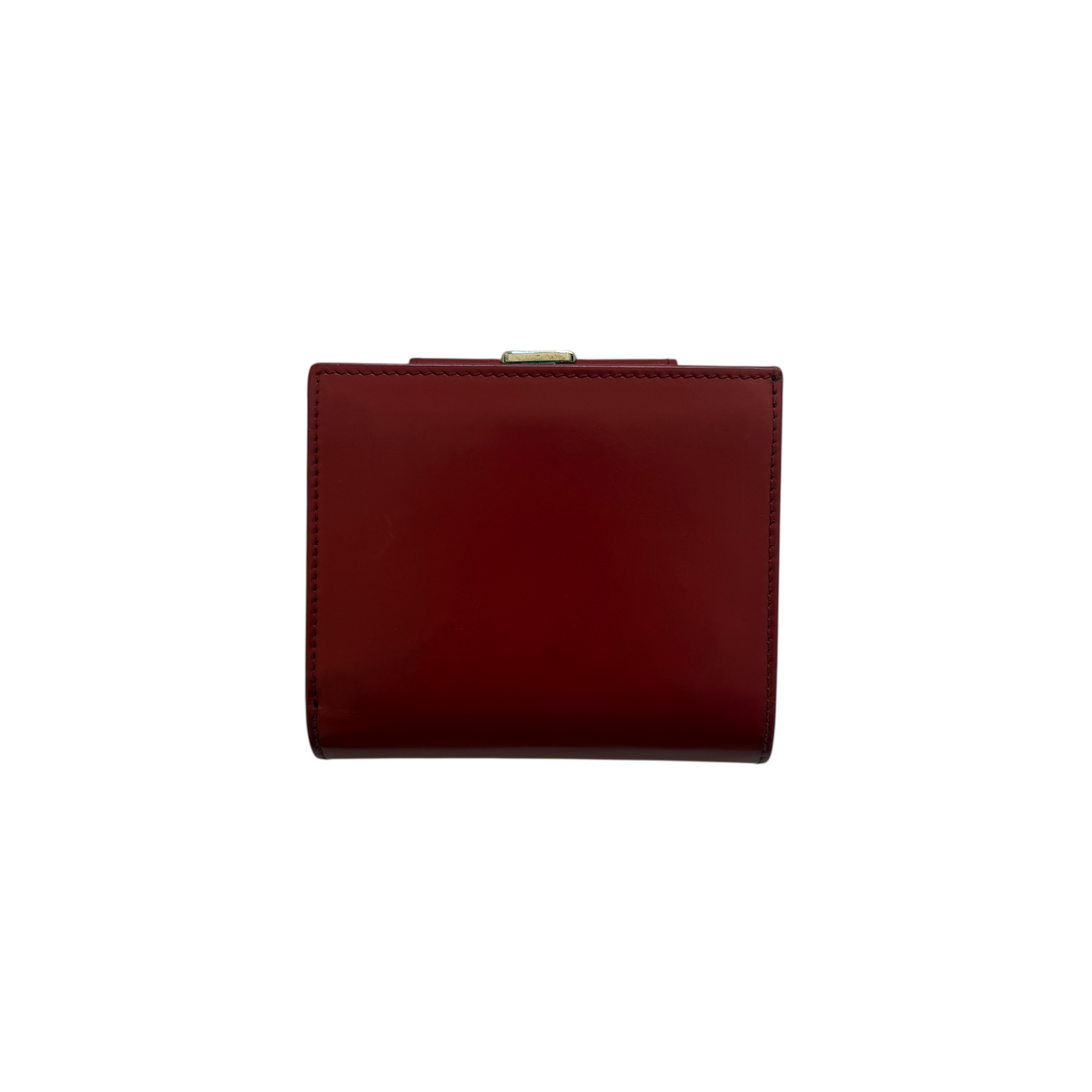 christian dior 2000s red wallet