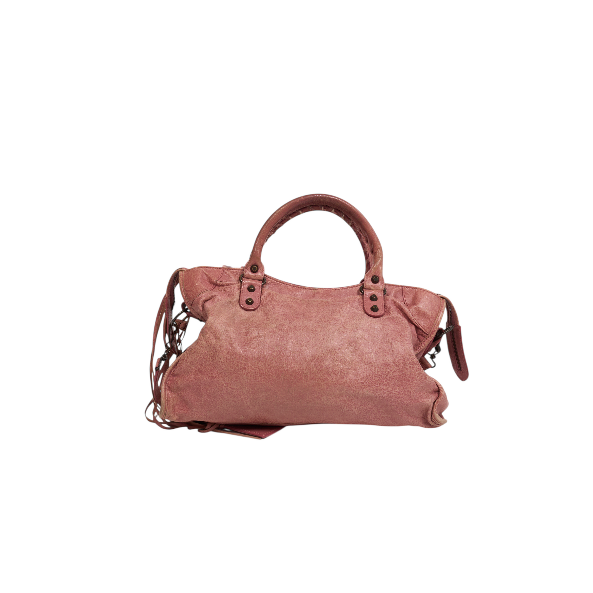 balenciaga 2000s pink city bag