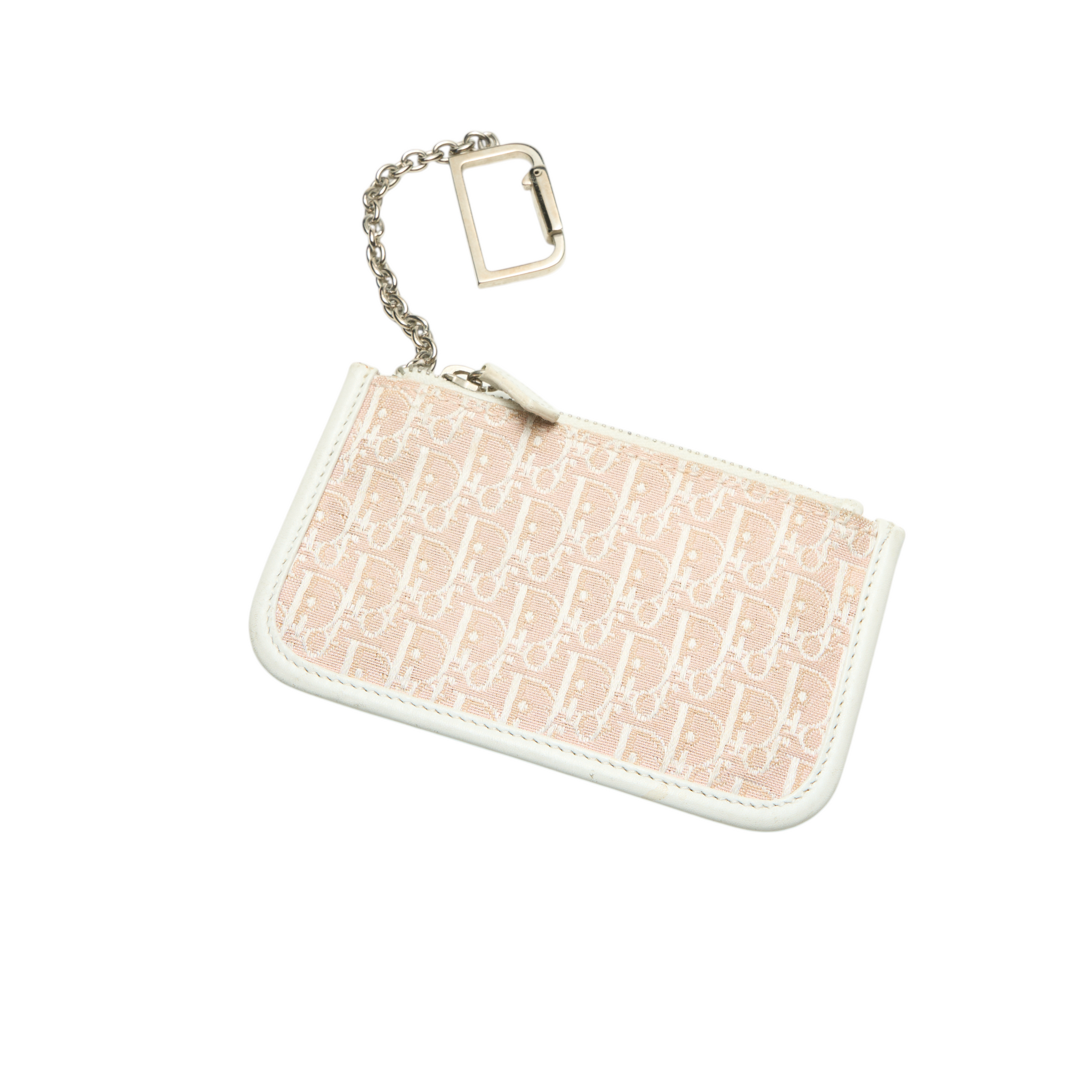 christian dior 2000s pink cardholder wallet