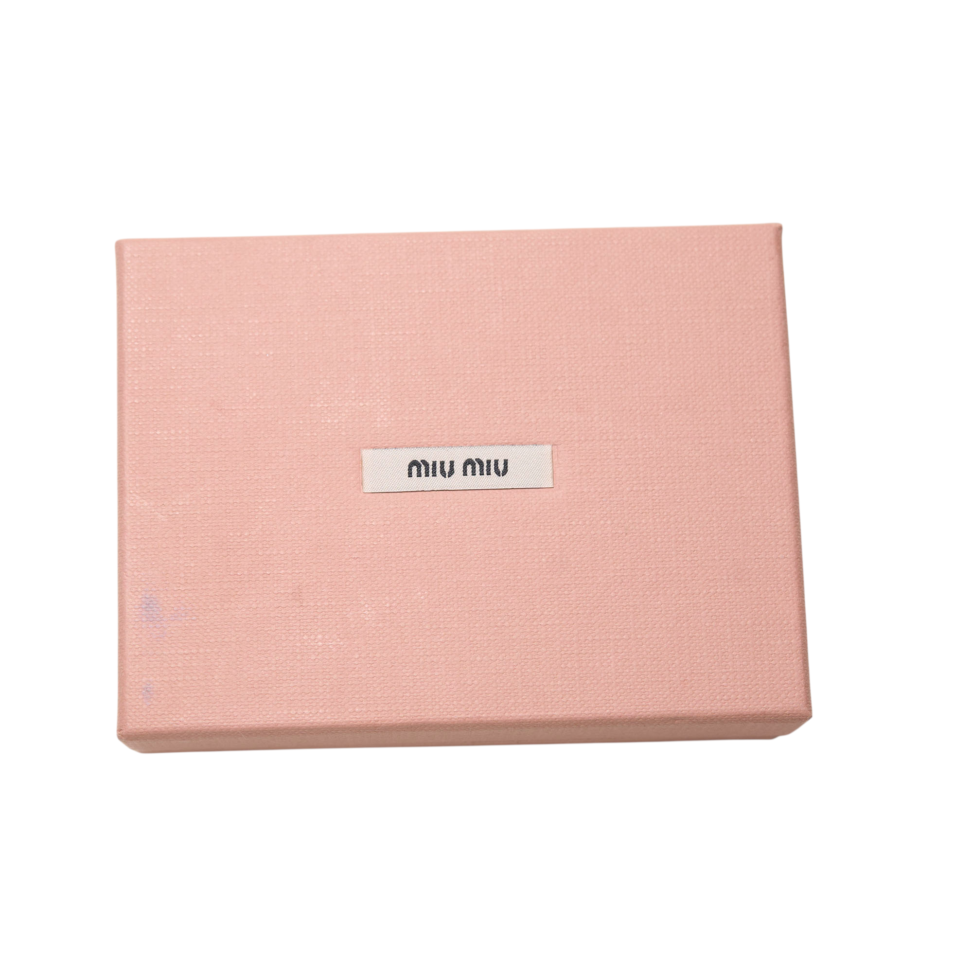 miu miu blue heart mini wallet