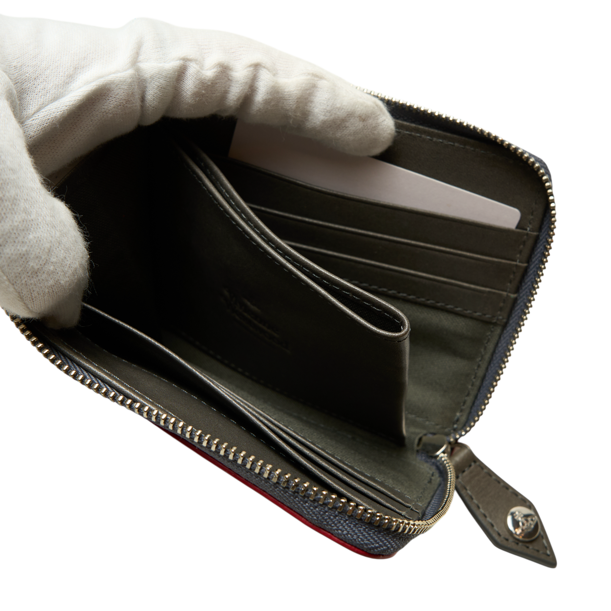 vivienne westwood red plaid wallet