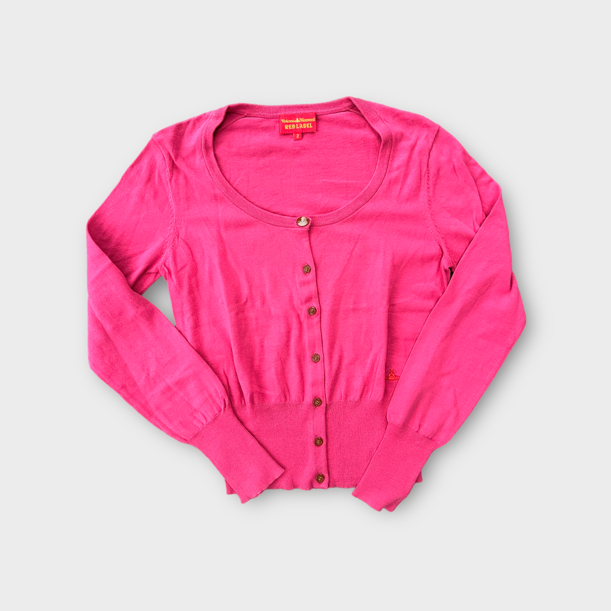 vivienne westwood pink cardigan