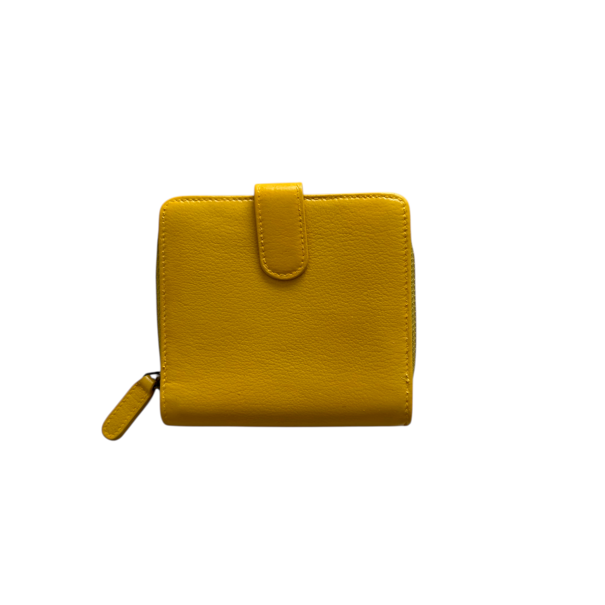 chanel 2000s yellow wallet