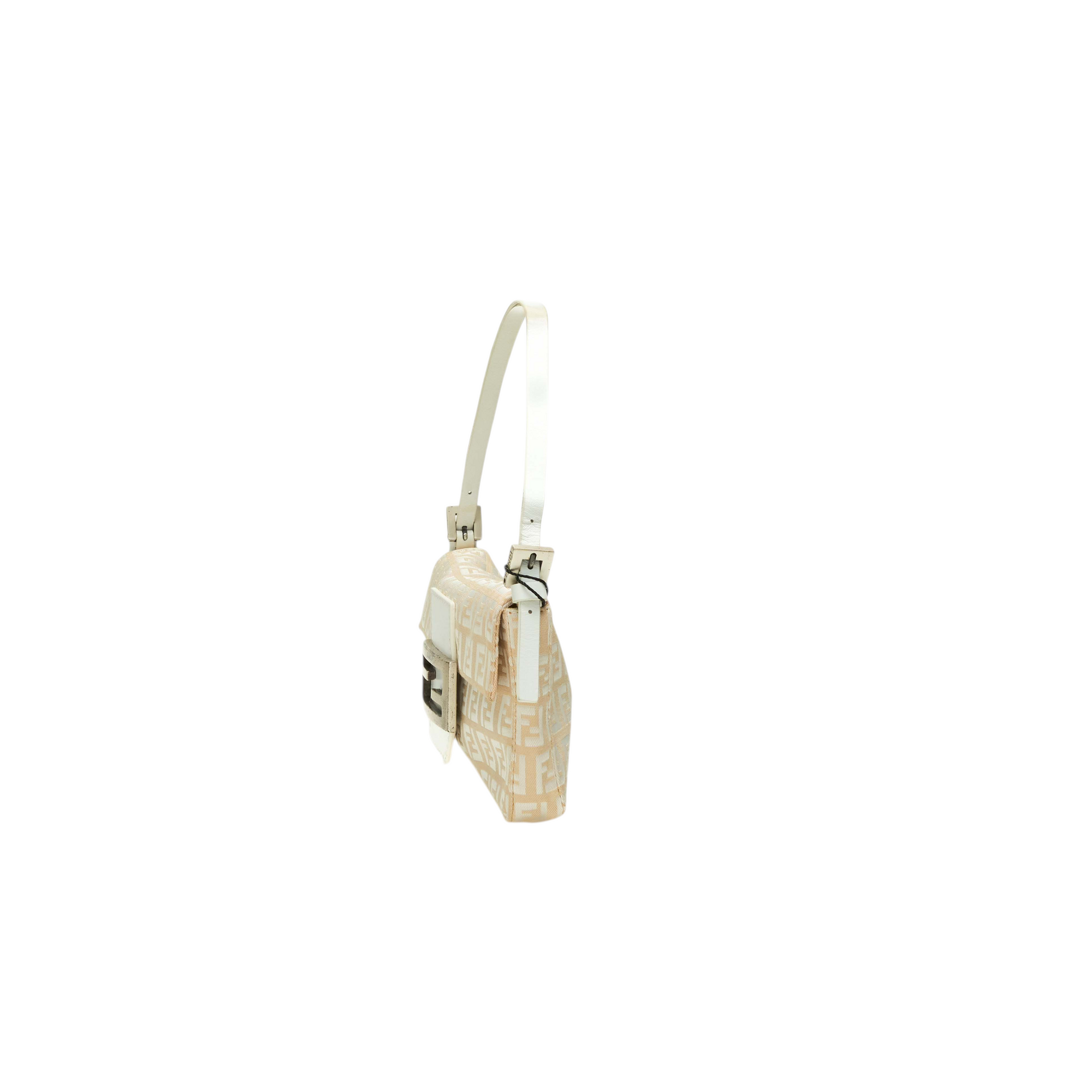 fendi 2000s cream mini baguette bag