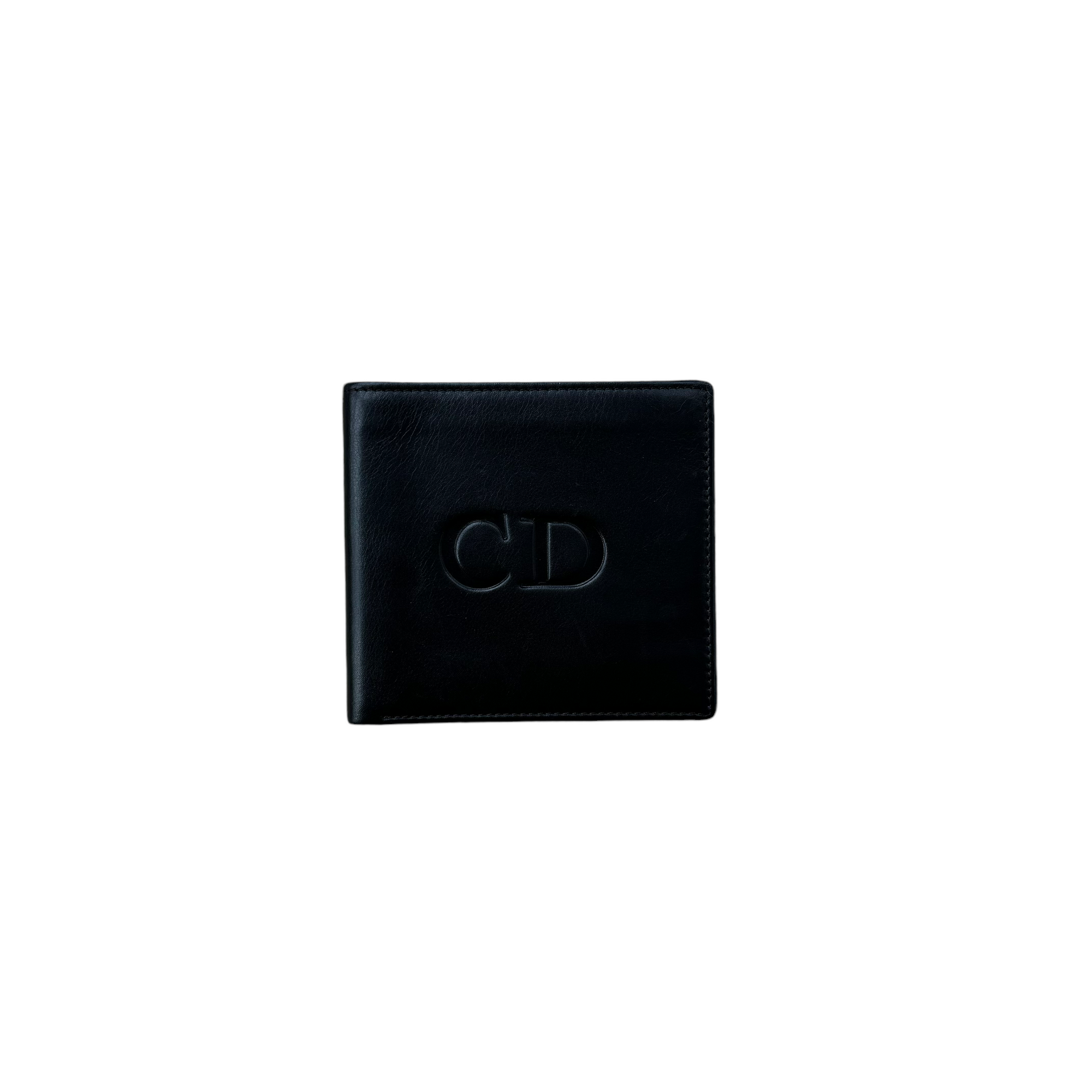 christian dior black wallet