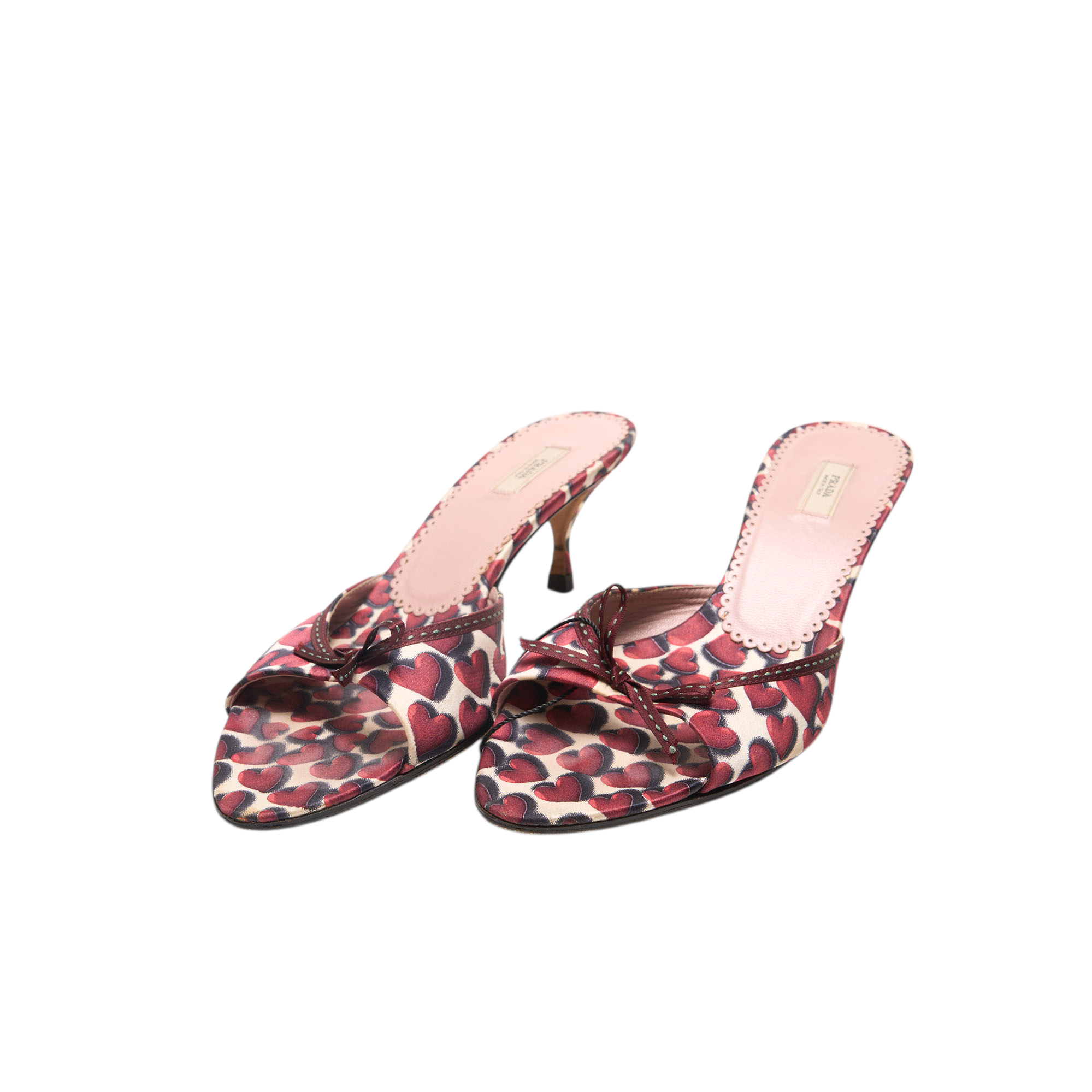prada ss2000 heart heels
