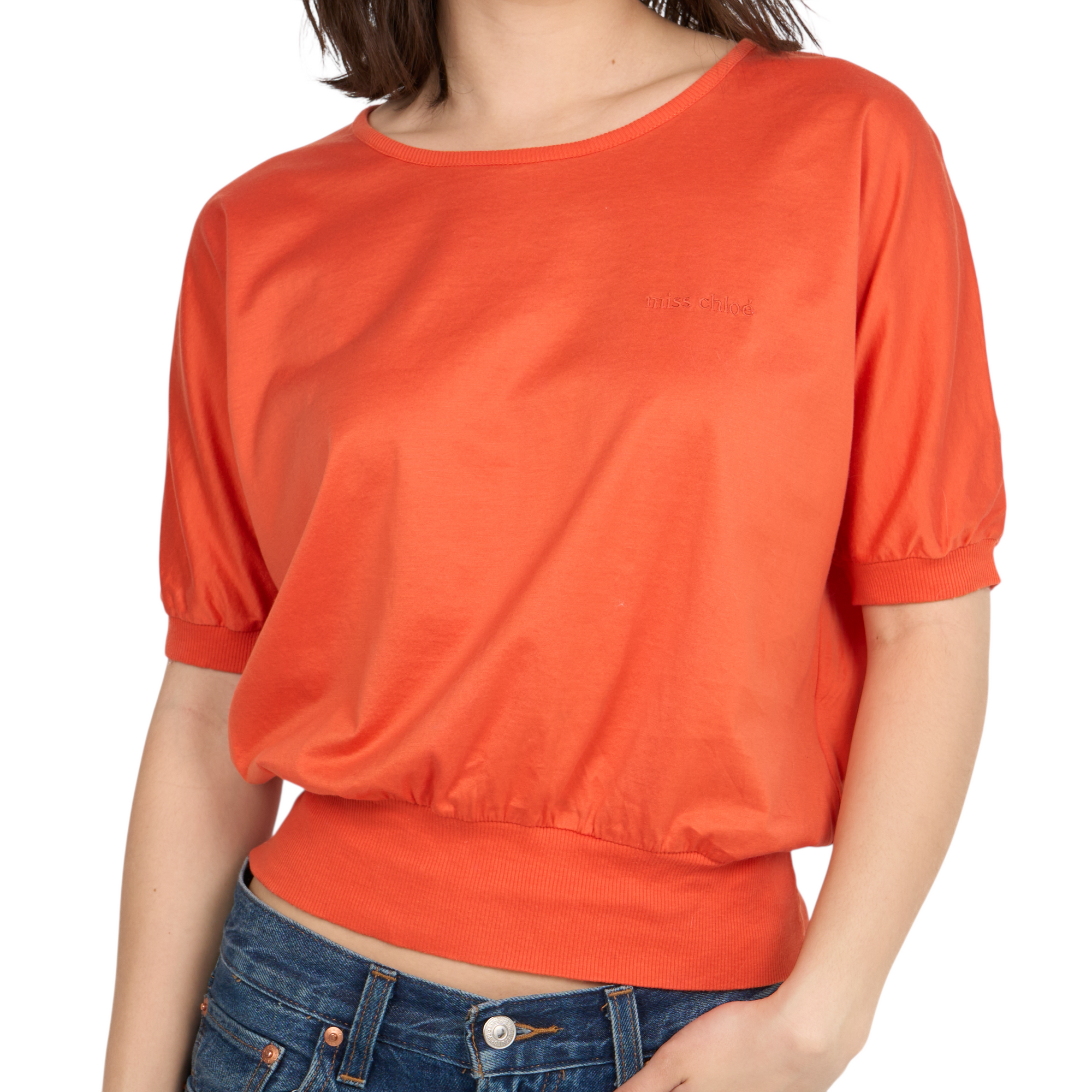 chloé orange top