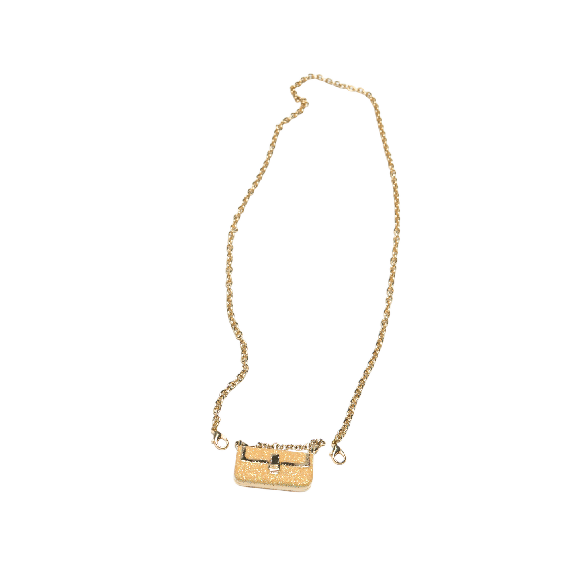 fendi 2000s yellow baguette bag charm
