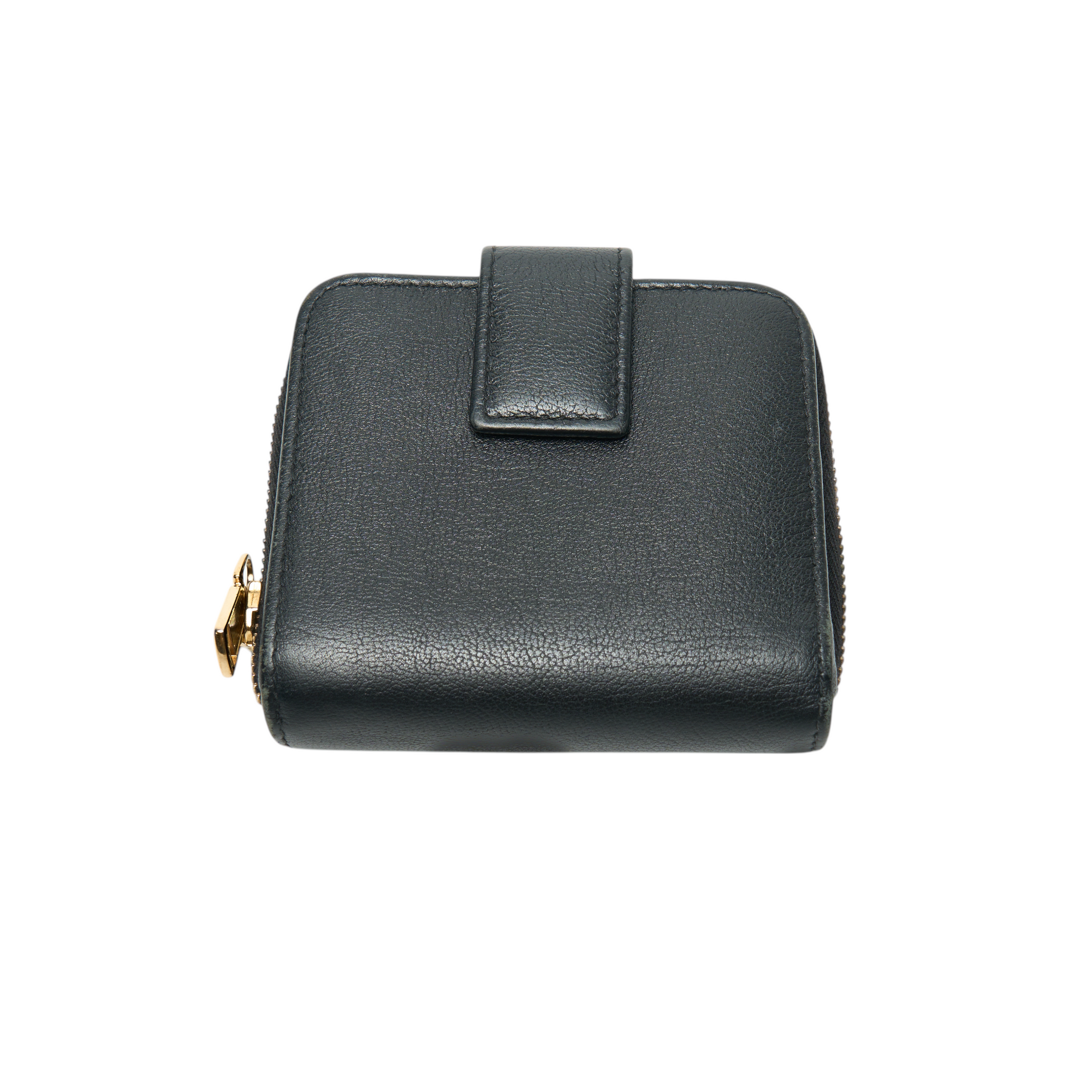 ysl black wallet