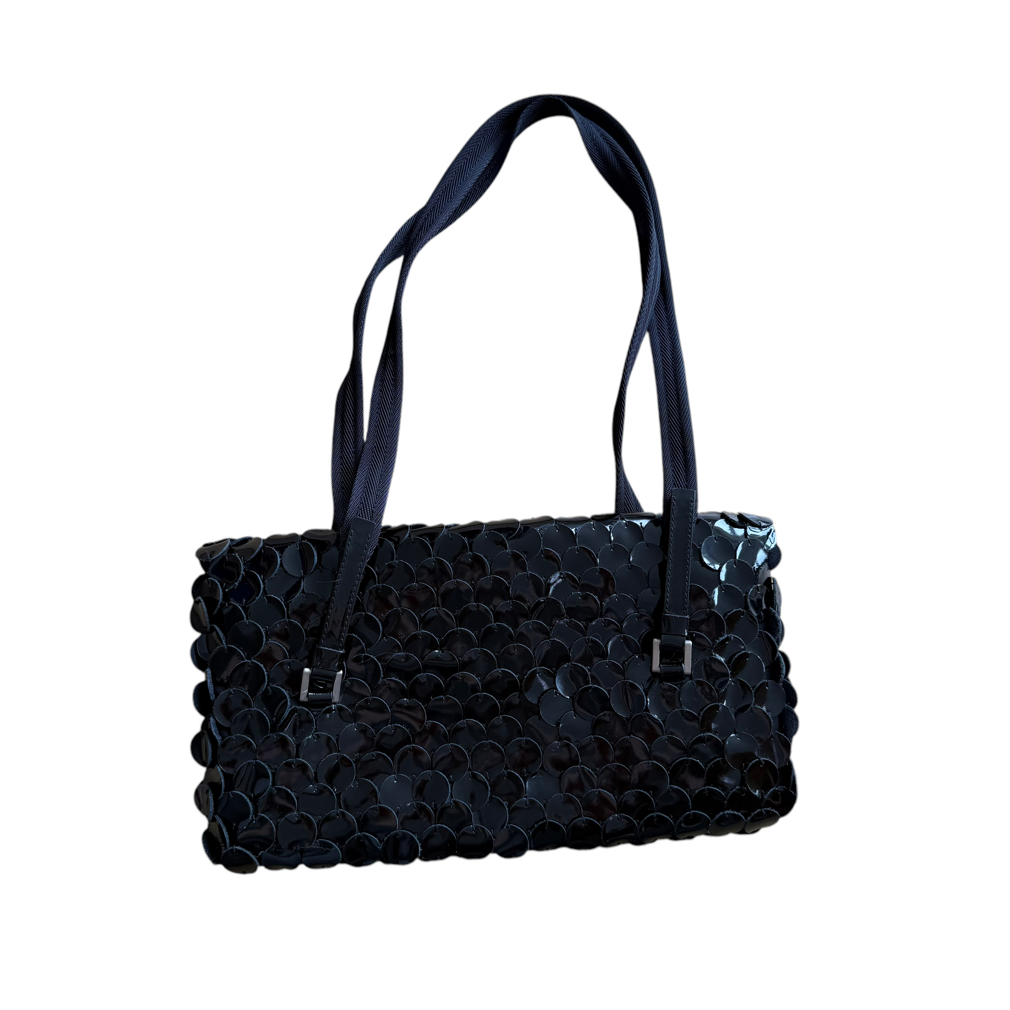 prada 2000s black shoulder bag
