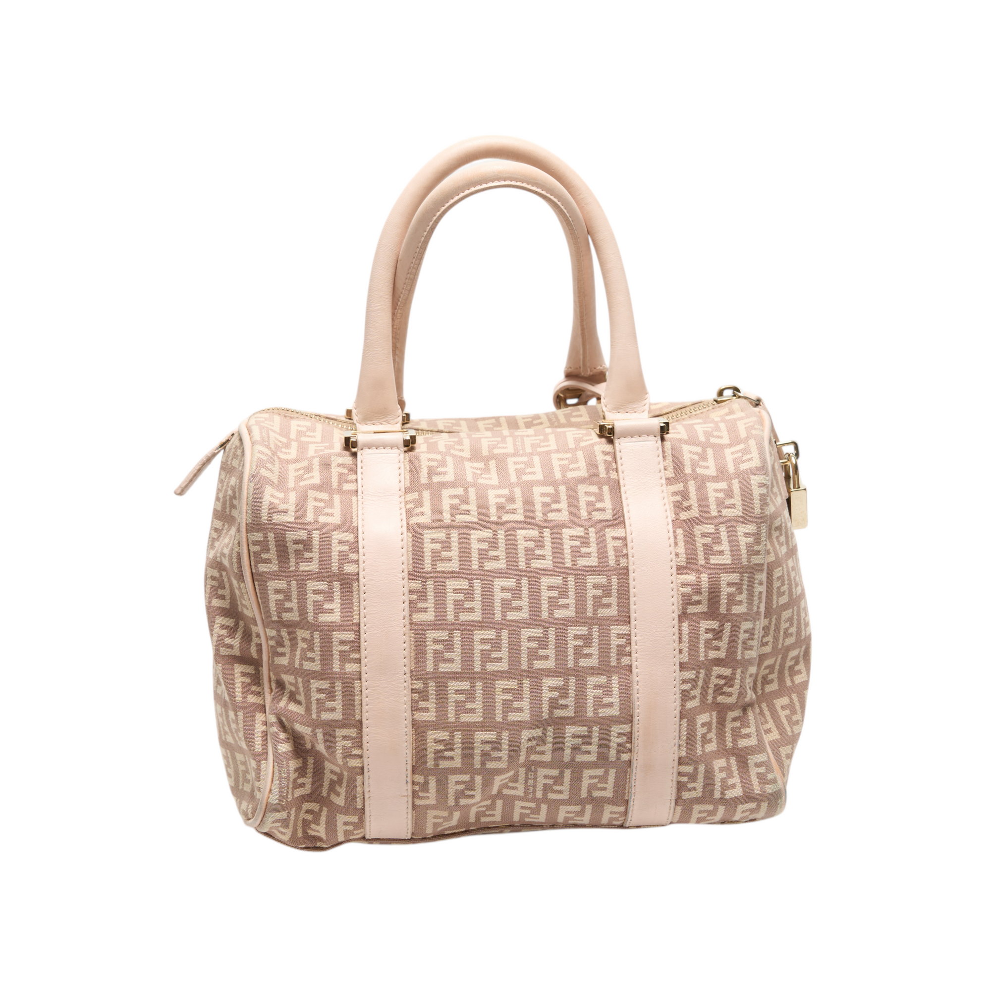 fendi 2000s cream boston bag