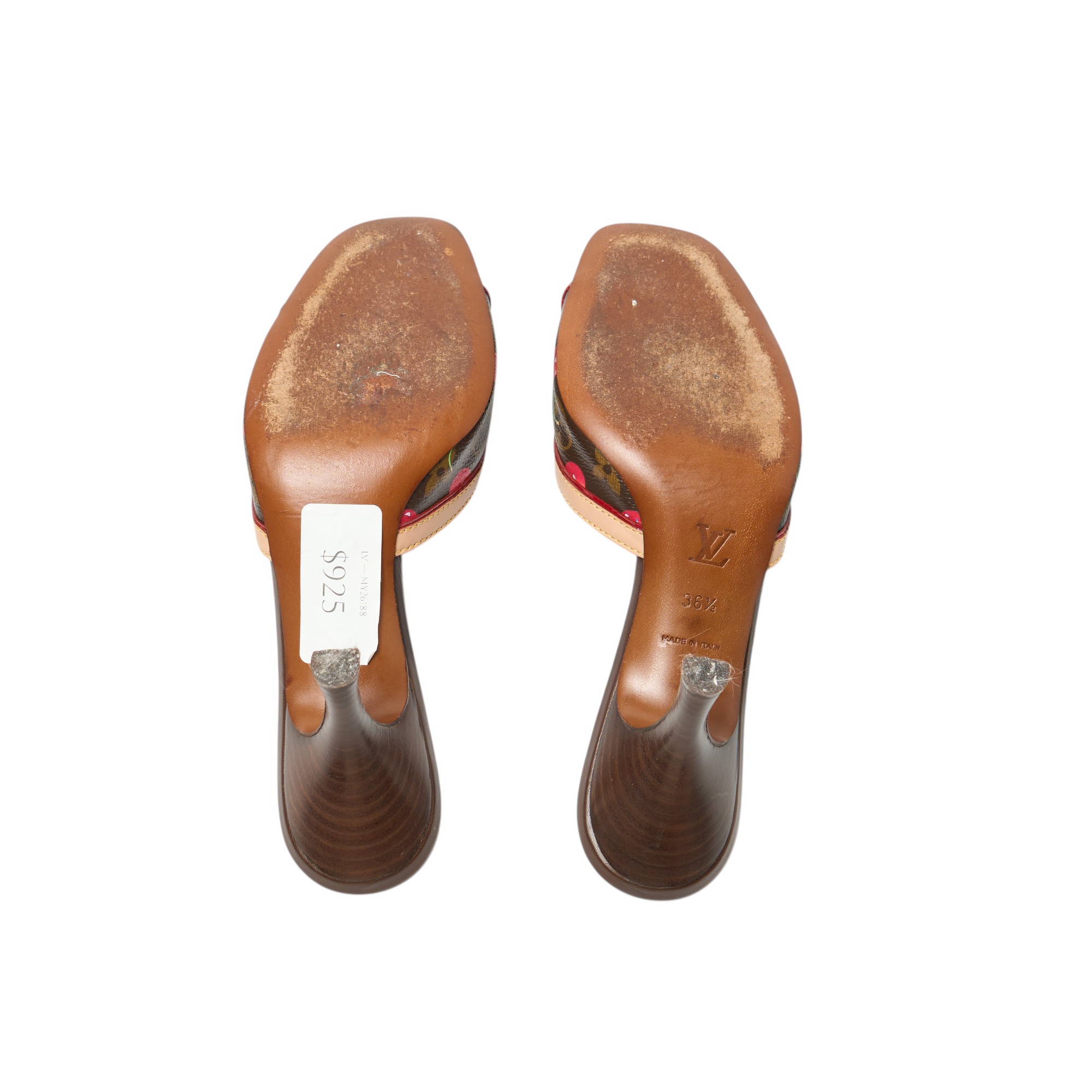 louis vuitton 2000s murakami cherry heels