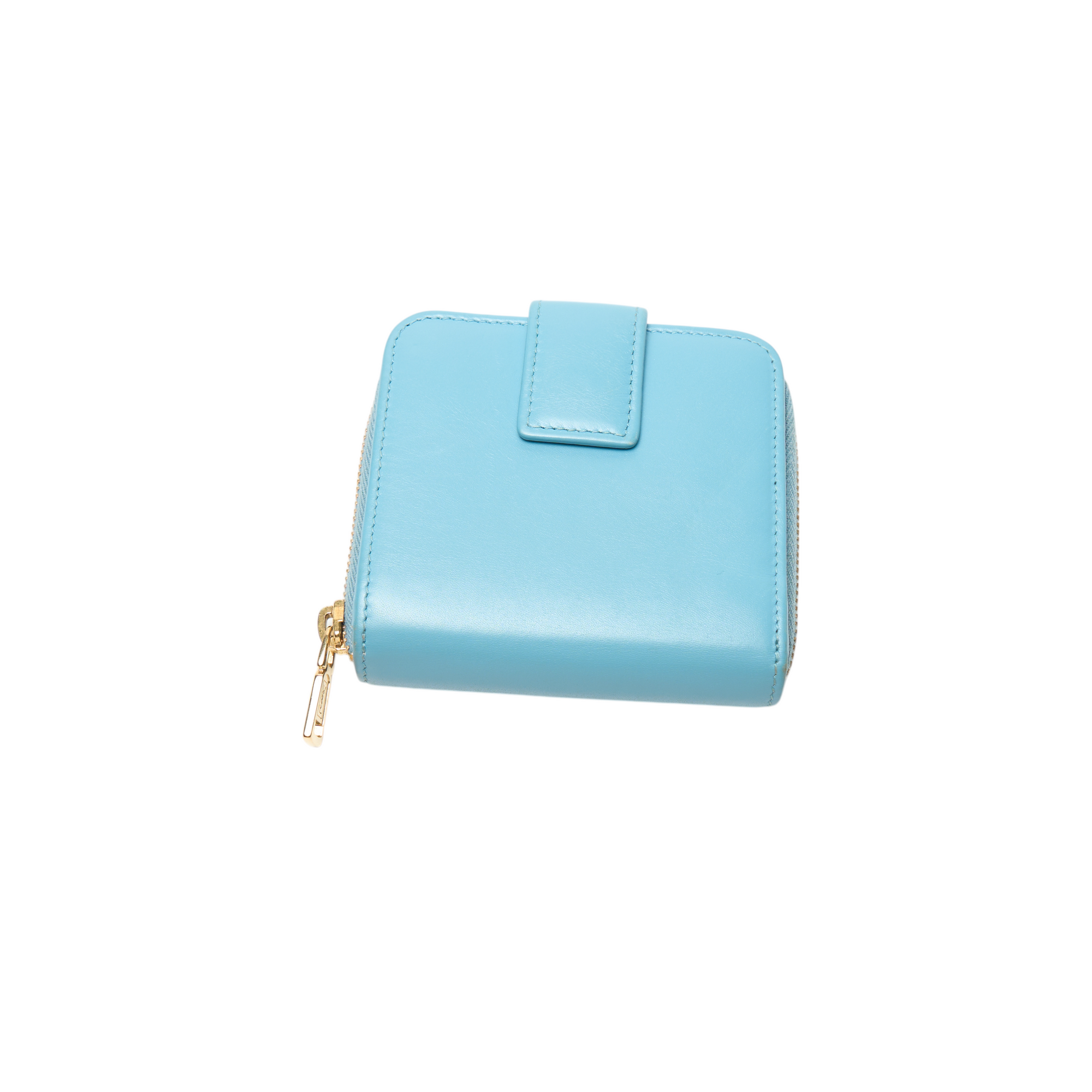 ysl blue wallet