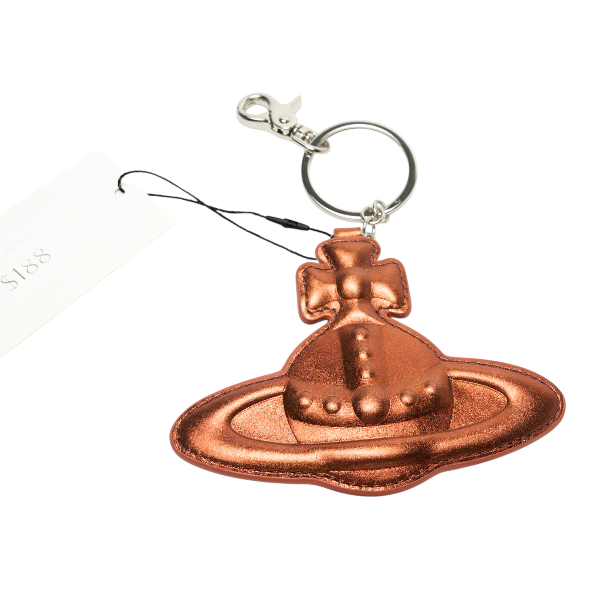 vivienne westwood orange orb keychain