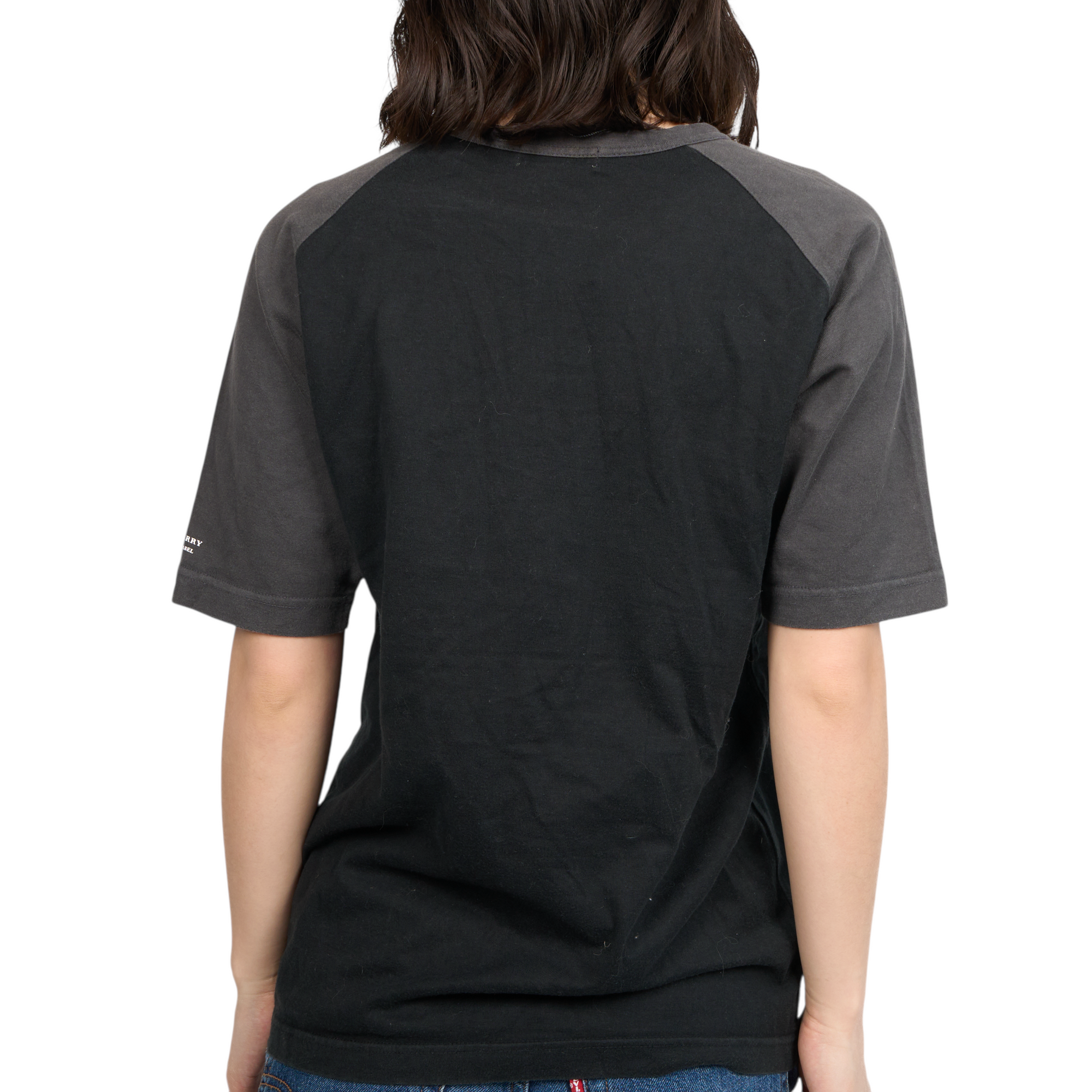 burberry black baseball top