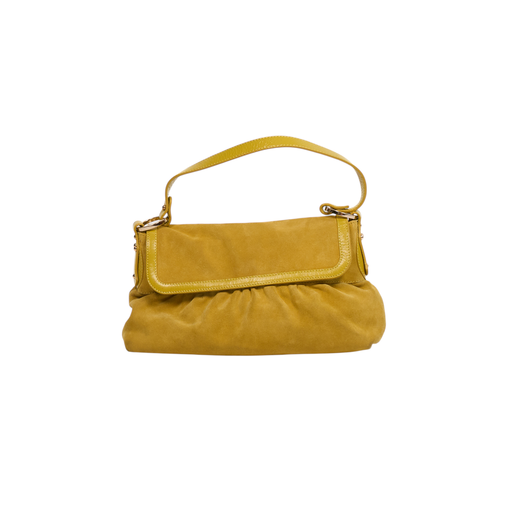 fendi 2000s yellow chef bag