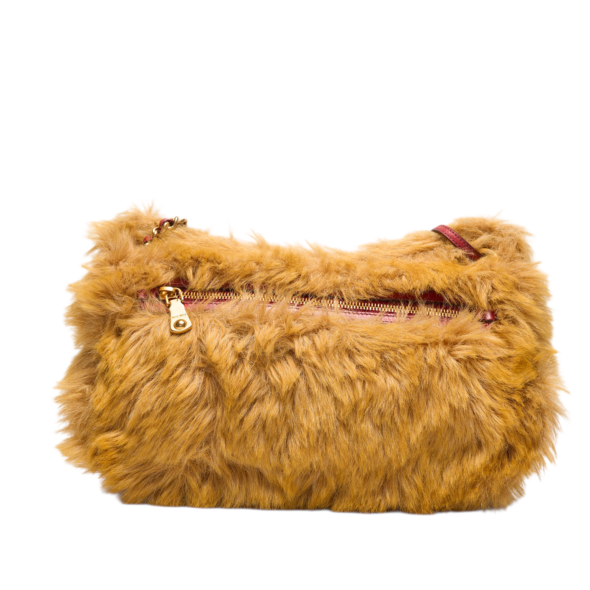 miu miu 2000s yellow bag