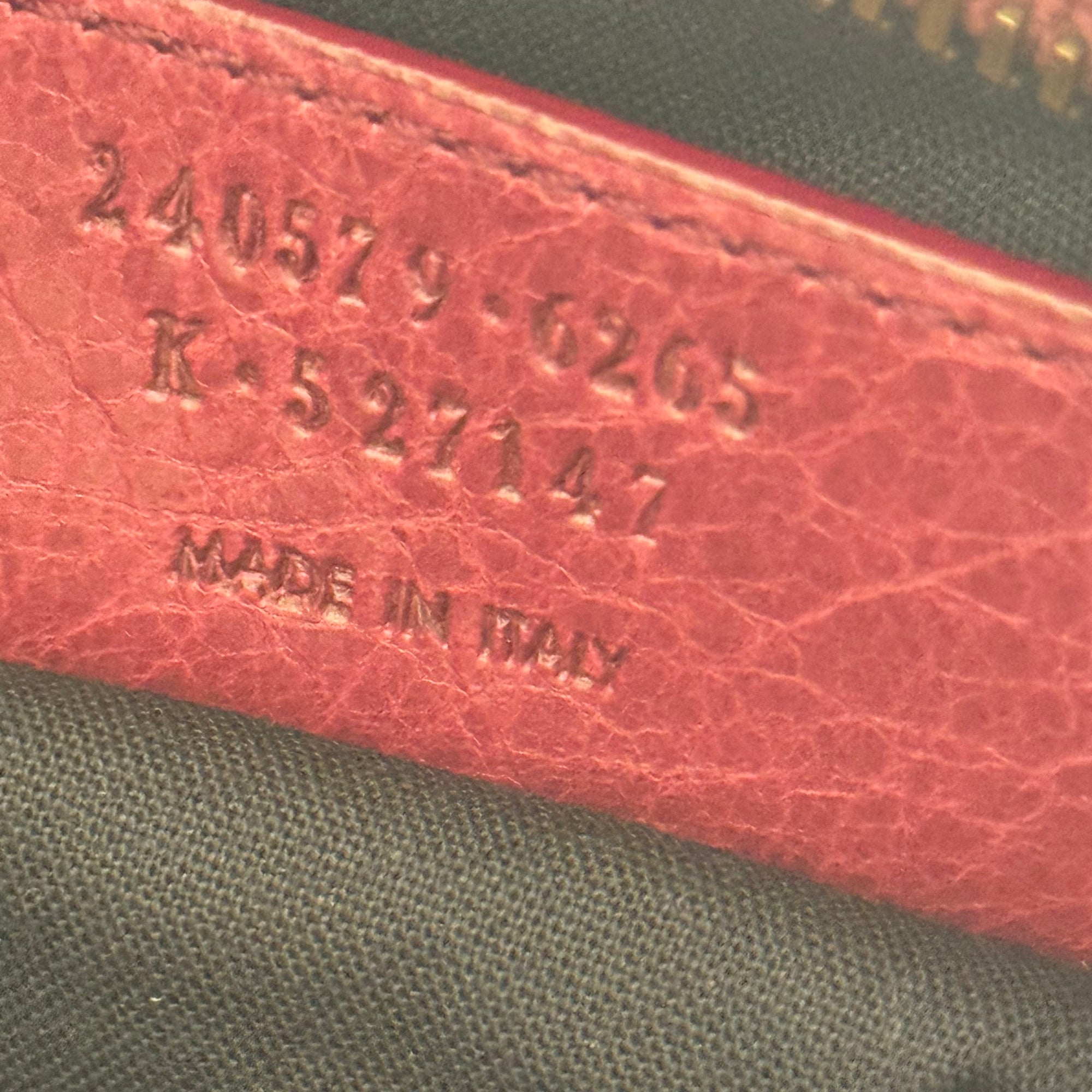 balenciaga 2000s red city bag