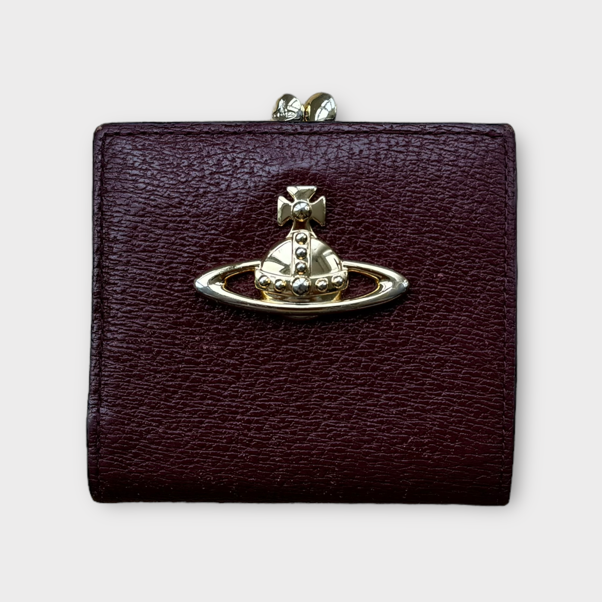 vivienne westwood burgundy red wallet