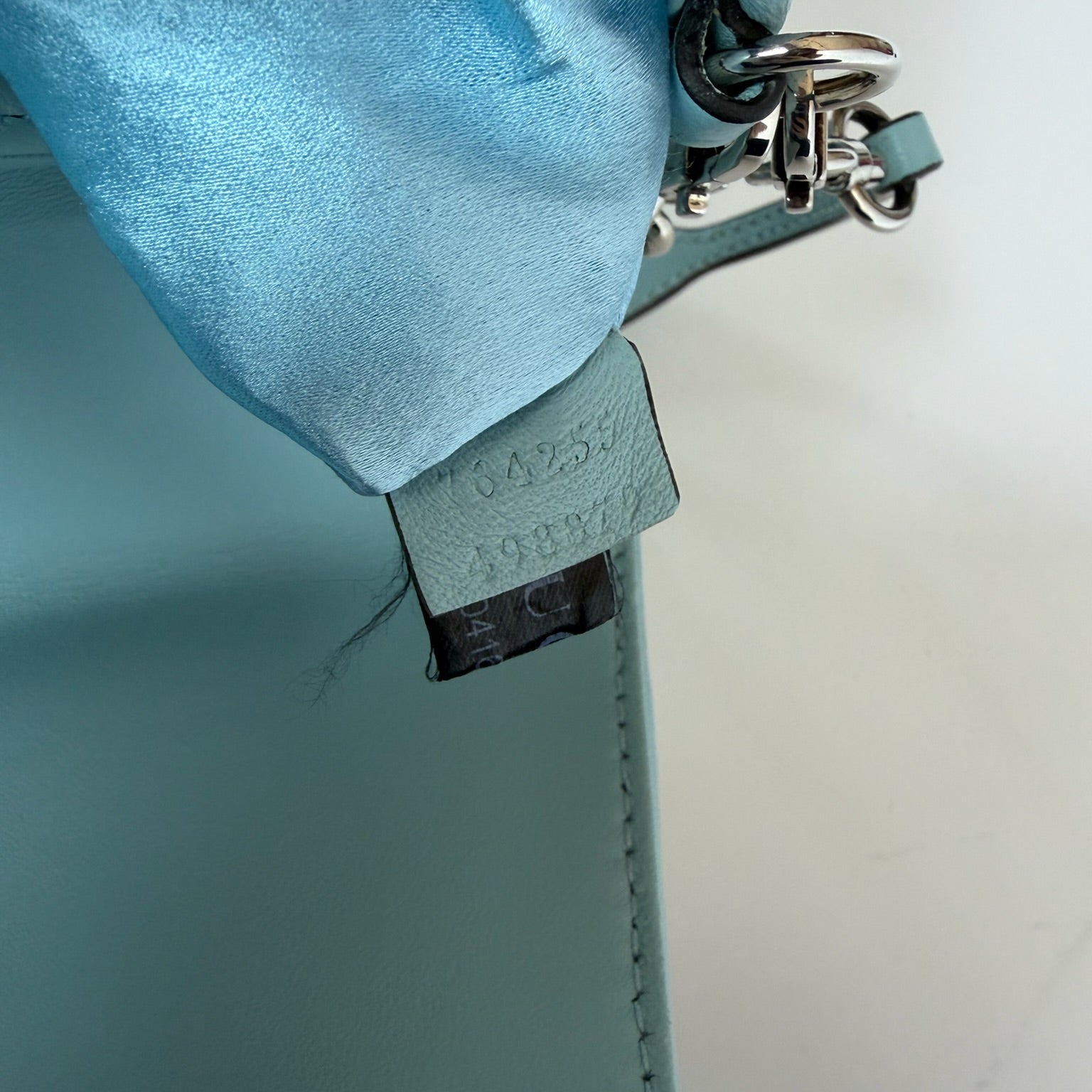 gucci f/w 2023 blue horsebit bag