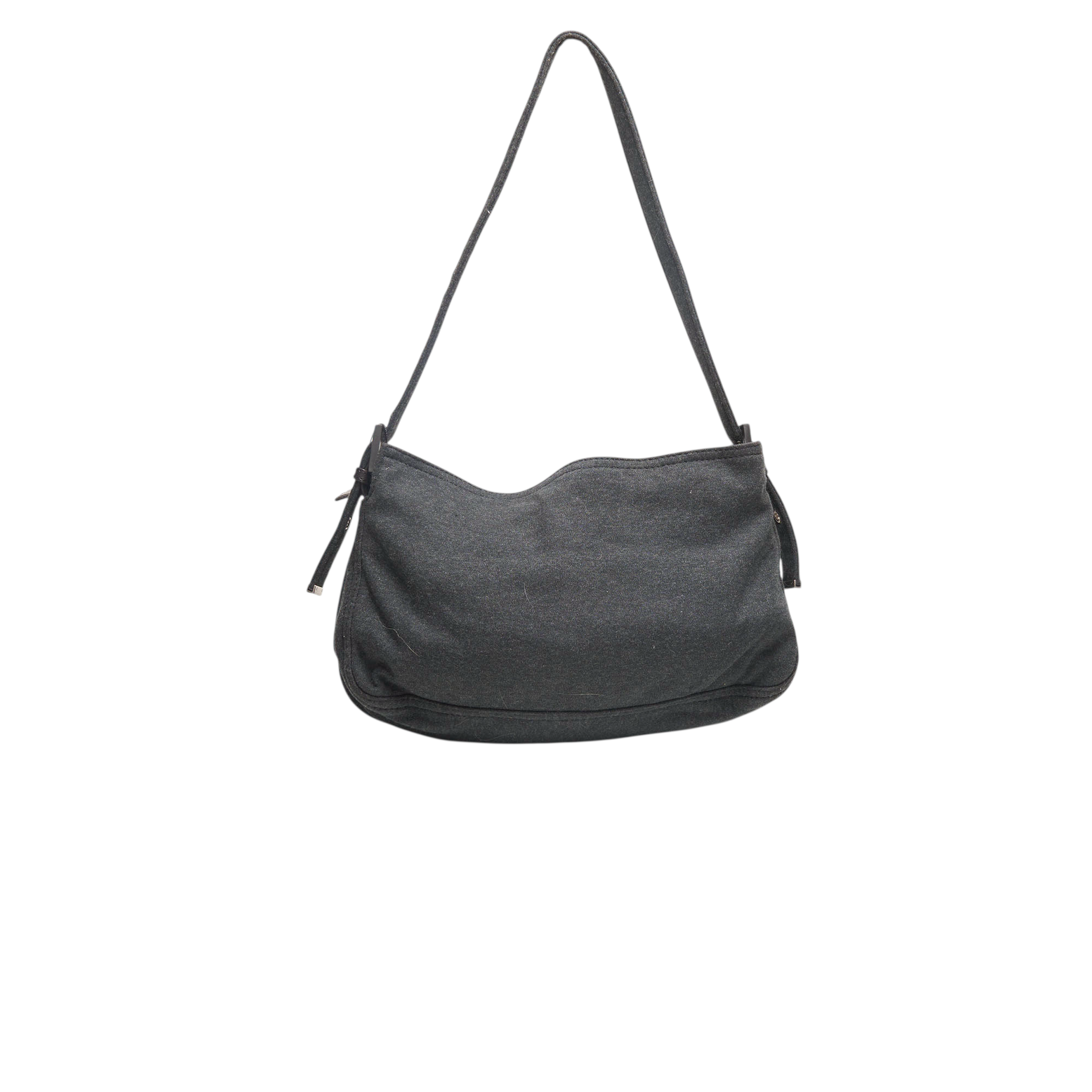 fendi 2000s gray mamma bucket bag