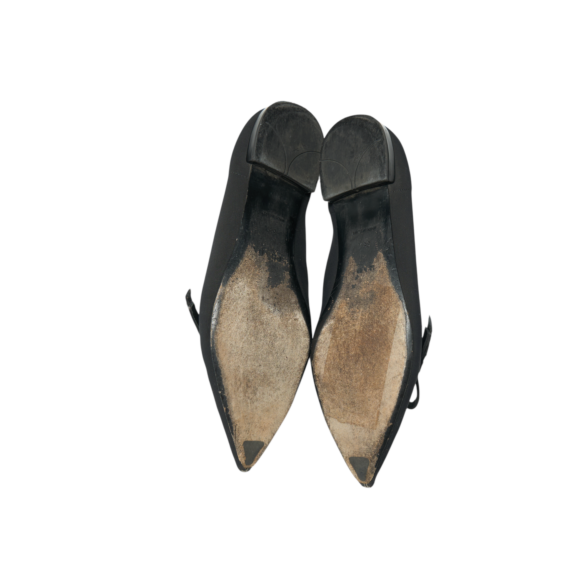 prada black bow flats