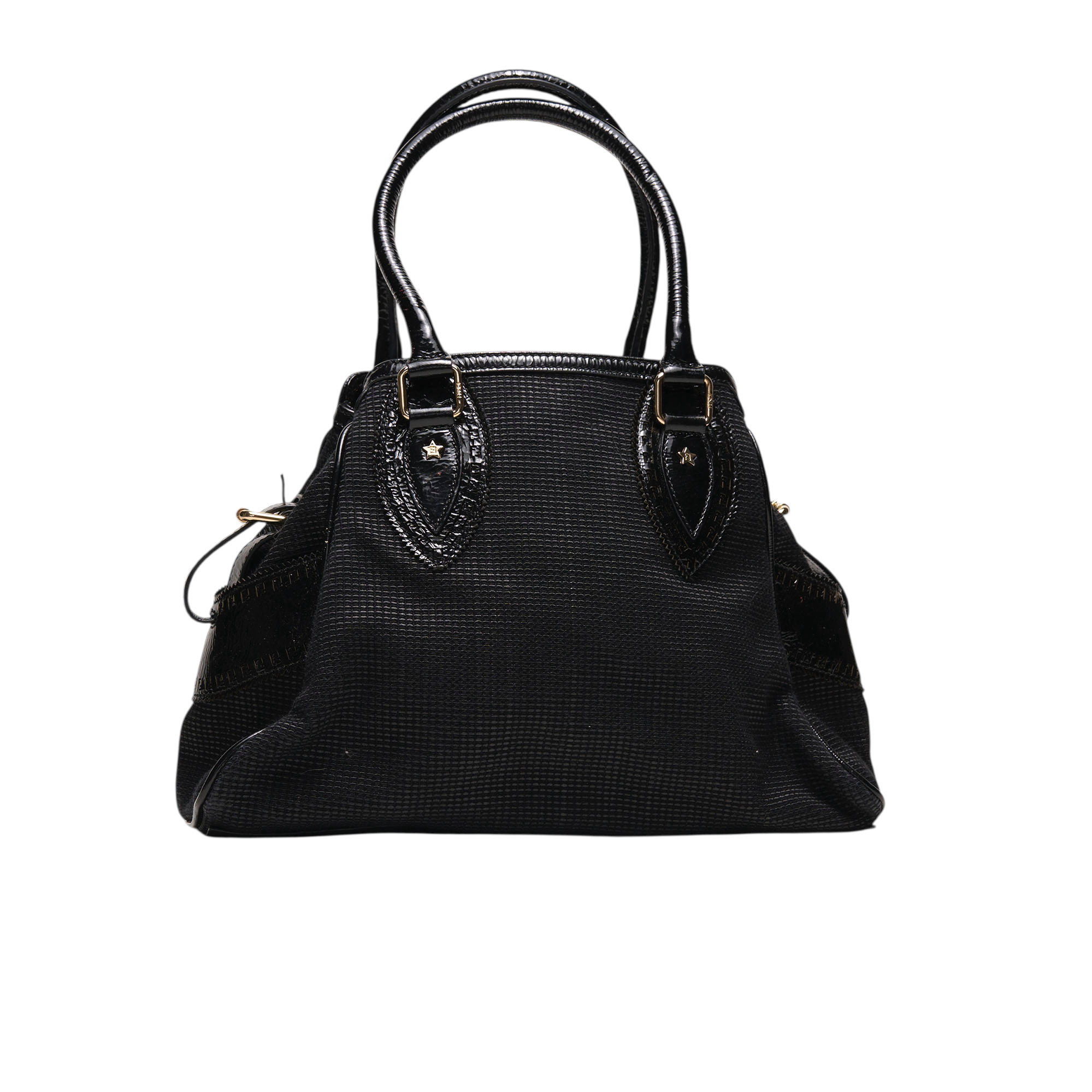 fendi 2000s black etnico bag