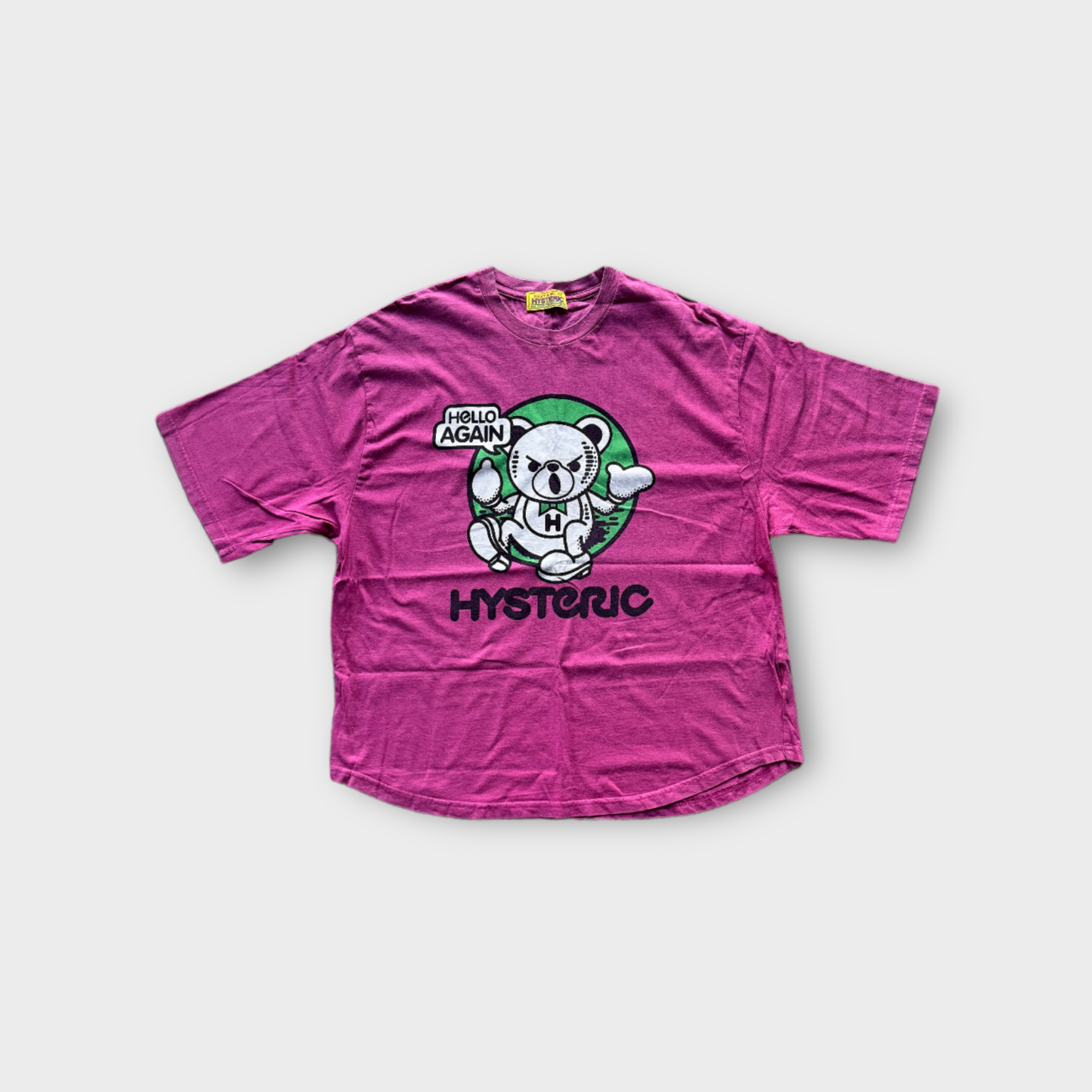 hysteric glamour pink bear top