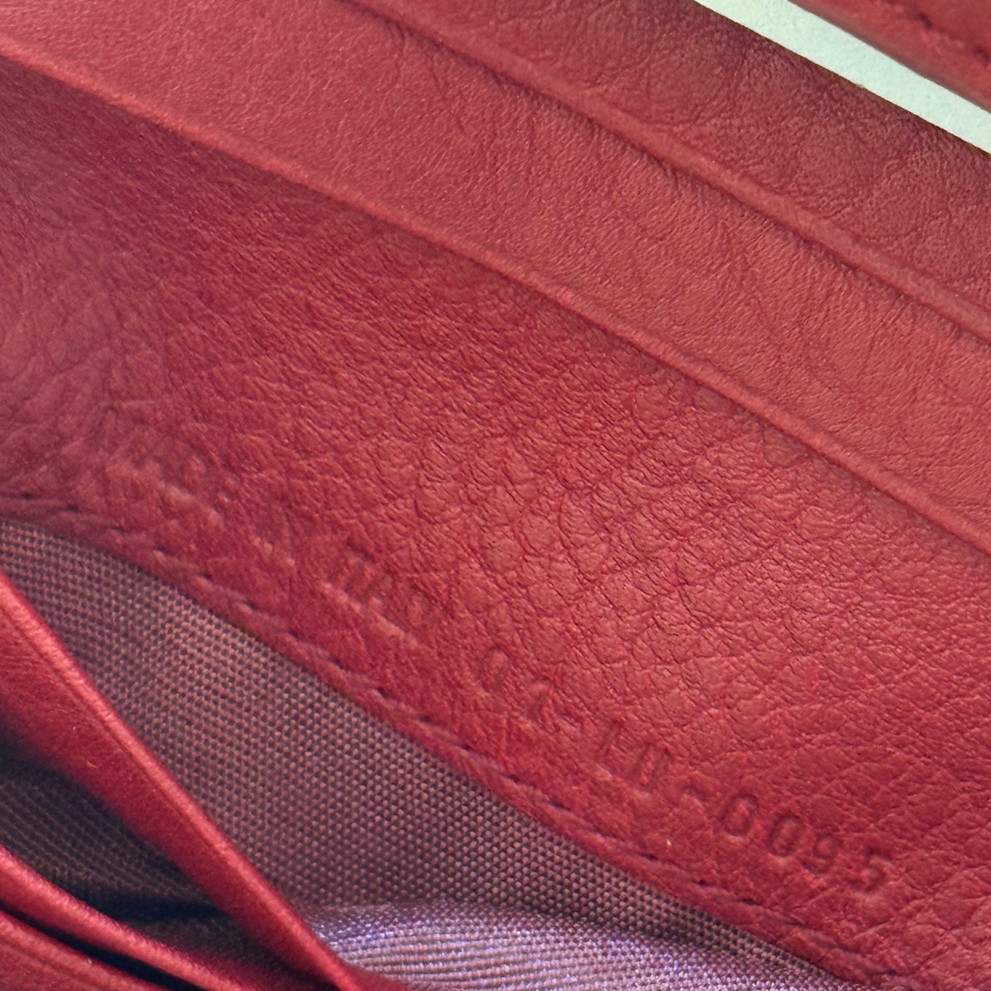 christian dior 2000s red wallet