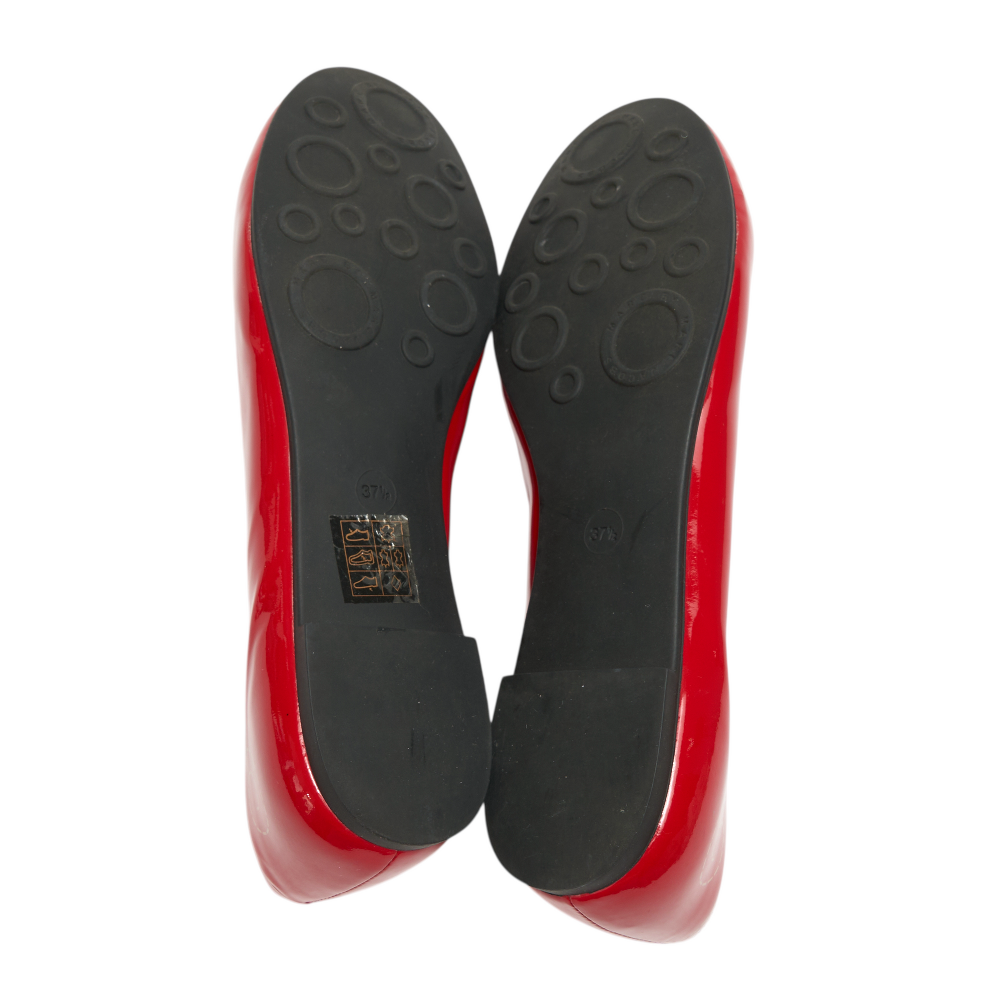 marc jacobs red mouse ballet flats