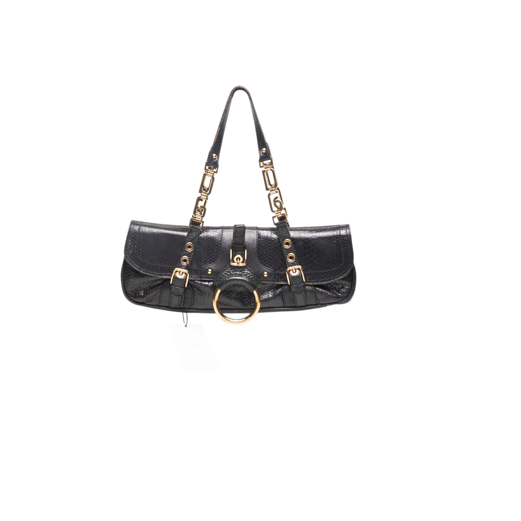 dolce & gabbana 2000s black shoulder bag