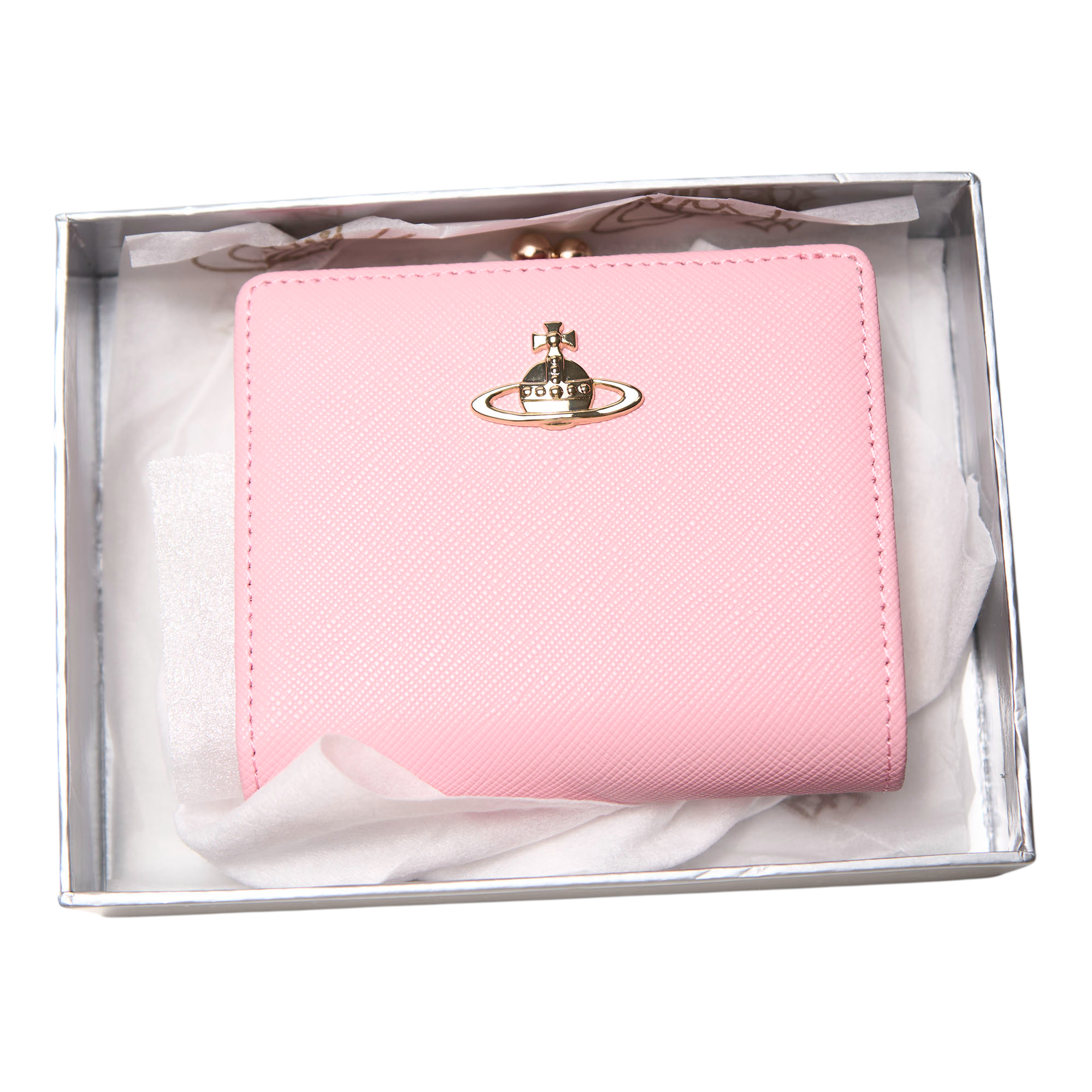 vivienne westwood light pink wallet