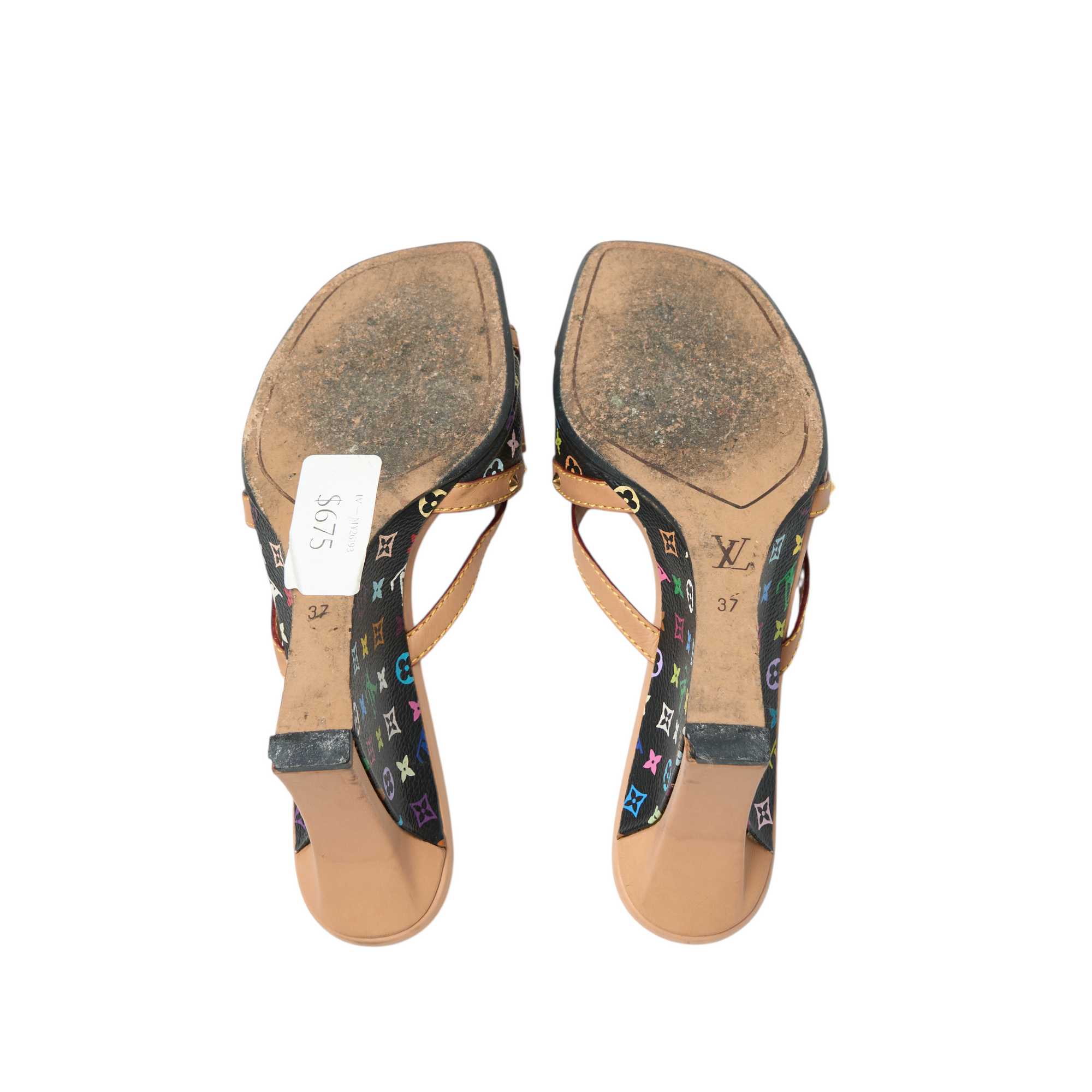 louis vuitton 2000s murakami wedge heels