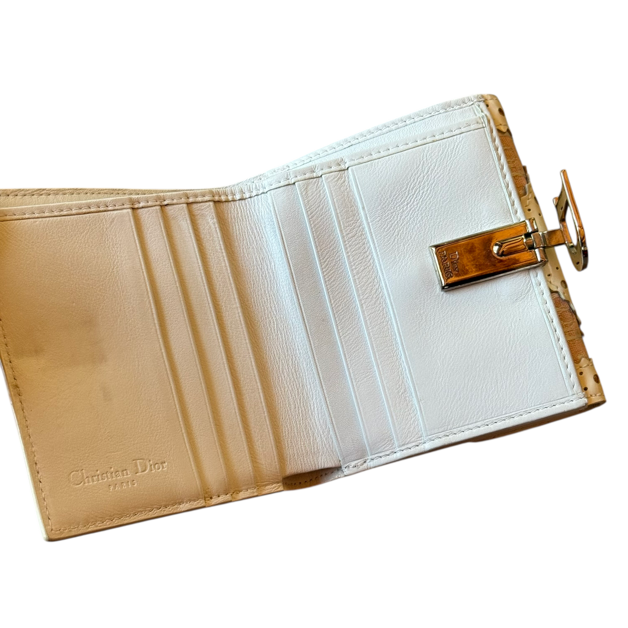 christian dior 2000s pink wallet