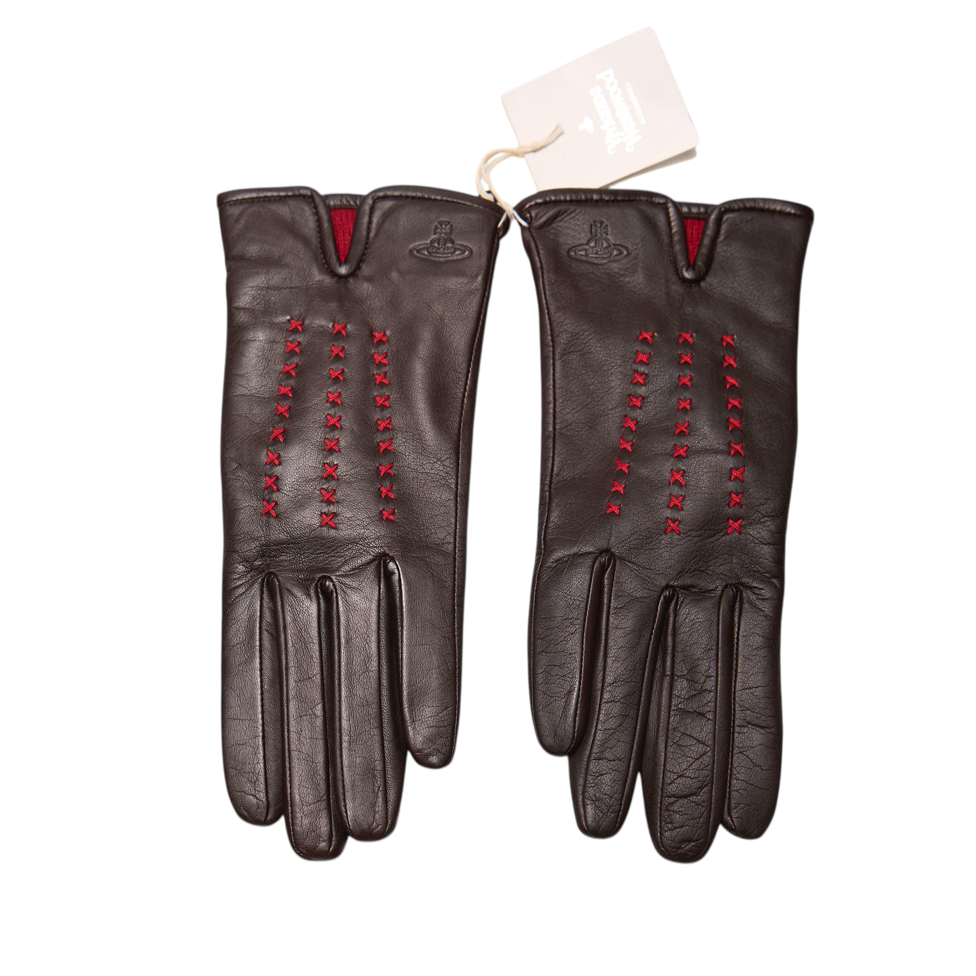 vivienne westwood brown gloves