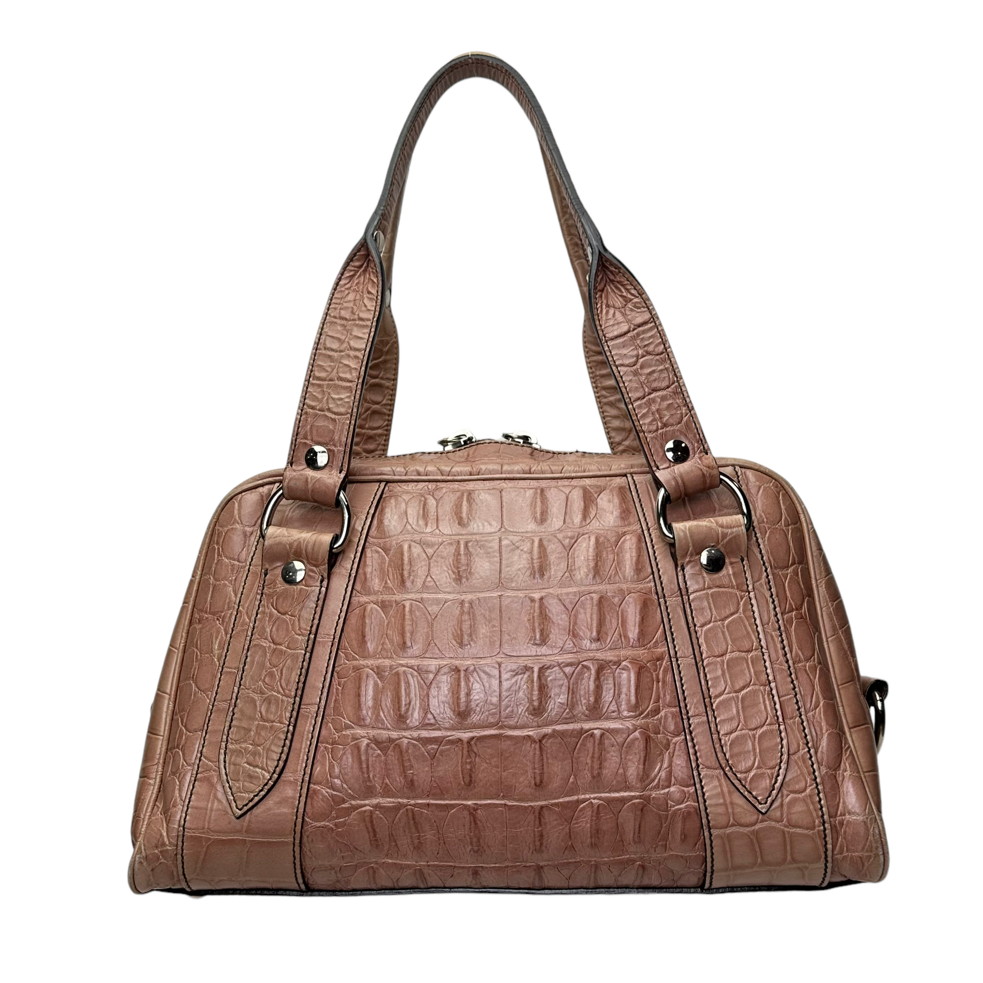 miu miu 2000s tan shoulder bag