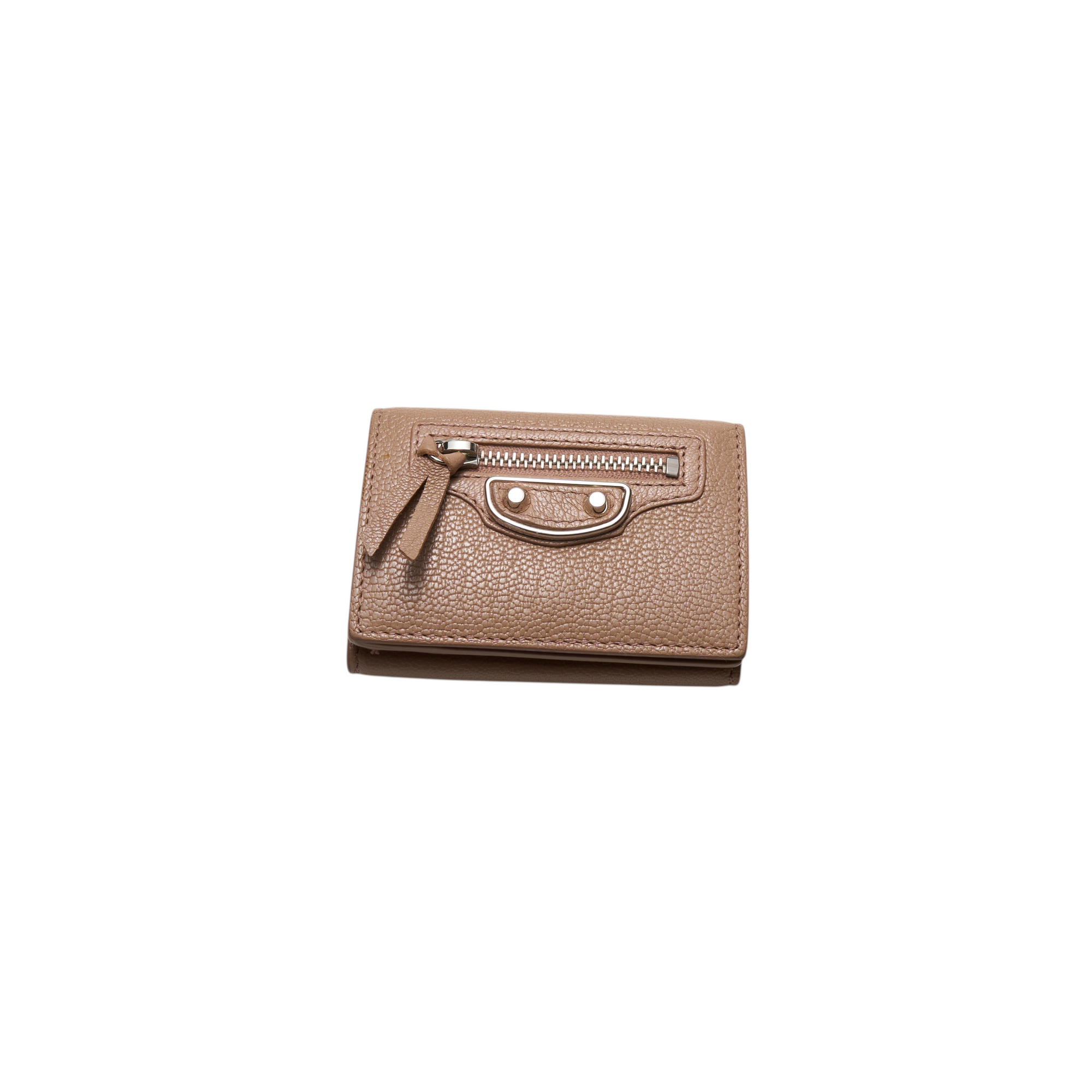 balenciaga tan city wallet