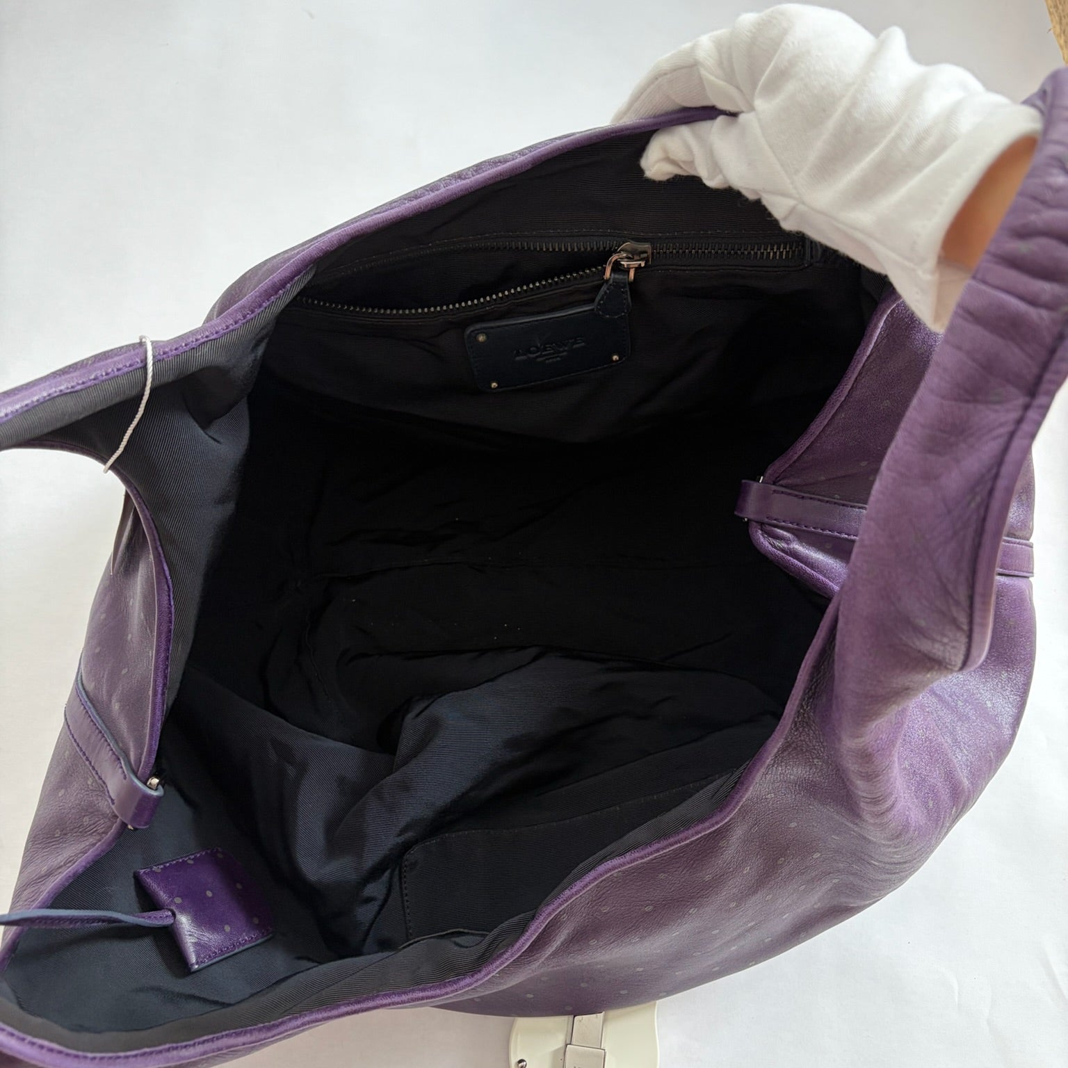 loewe 2000s purple bag