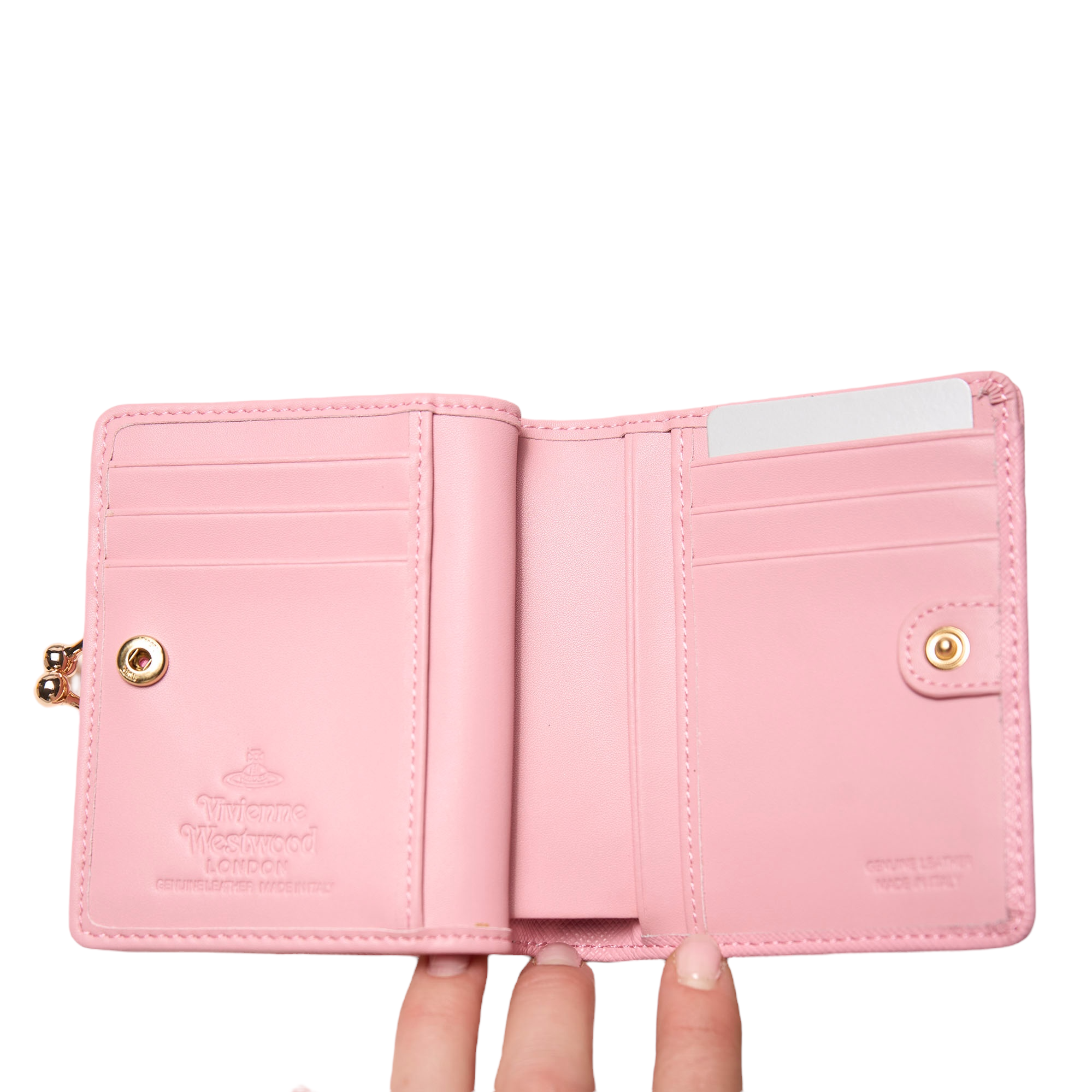 vivienne westwood light pink wallet