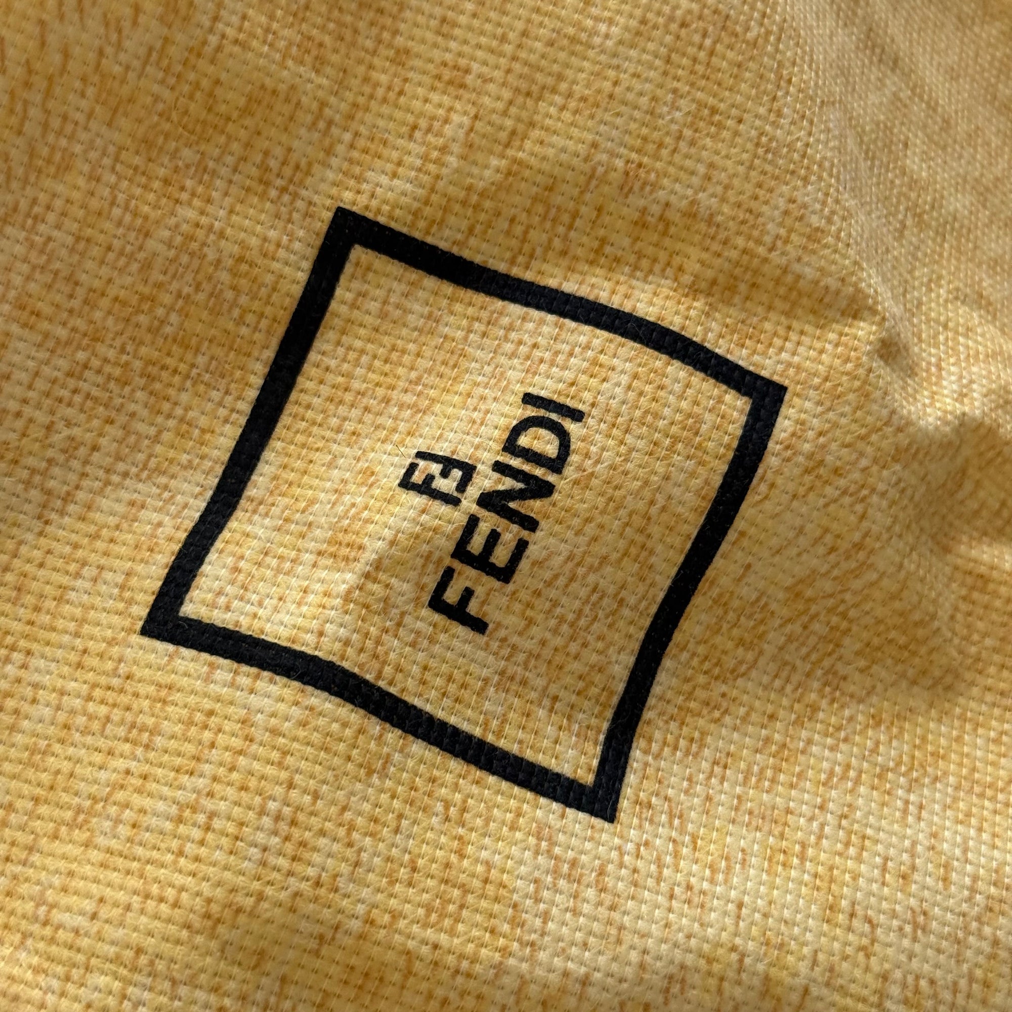 fendi 2000s orange baguette bag