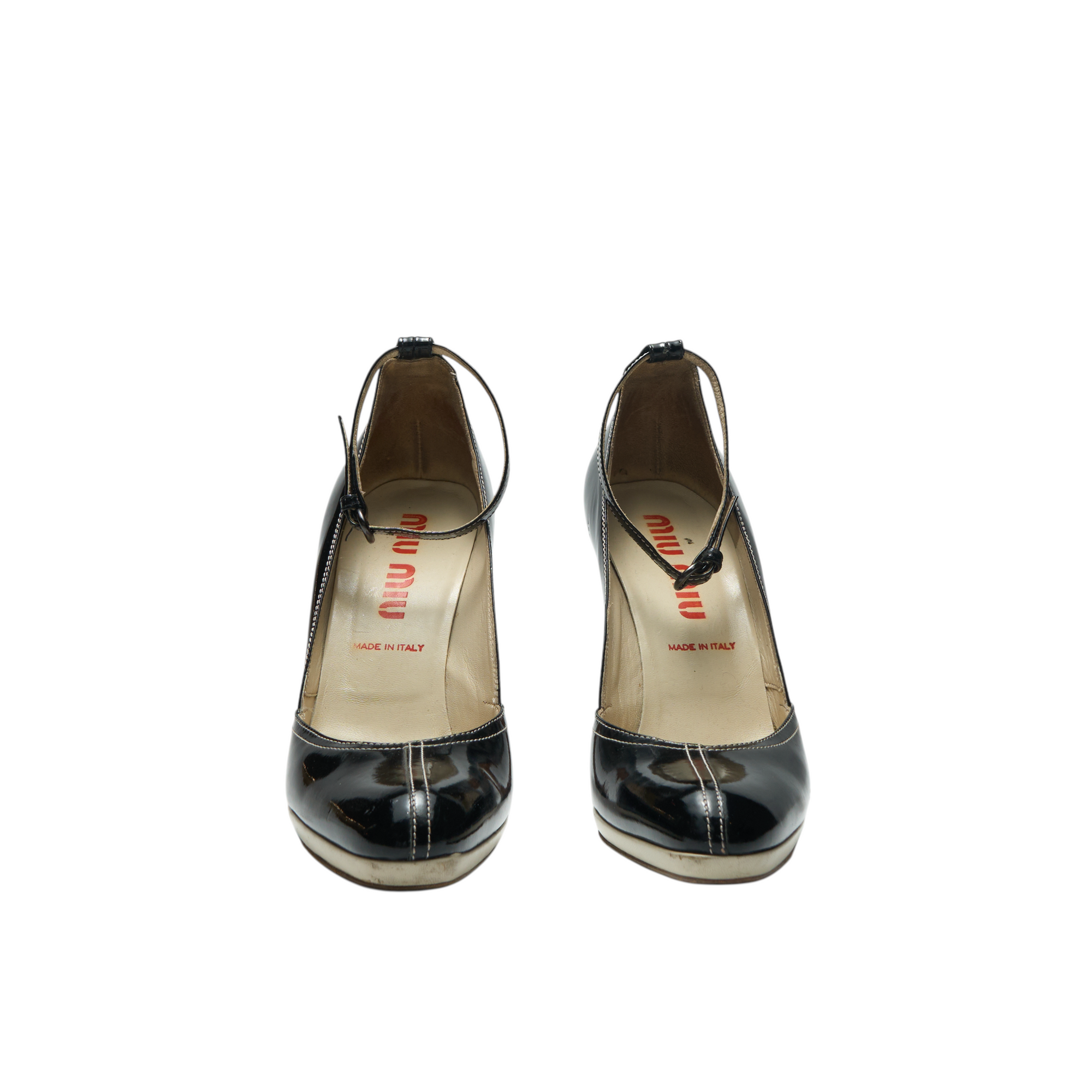 miu miu f/w 2003 vernice glamour patent pump heels