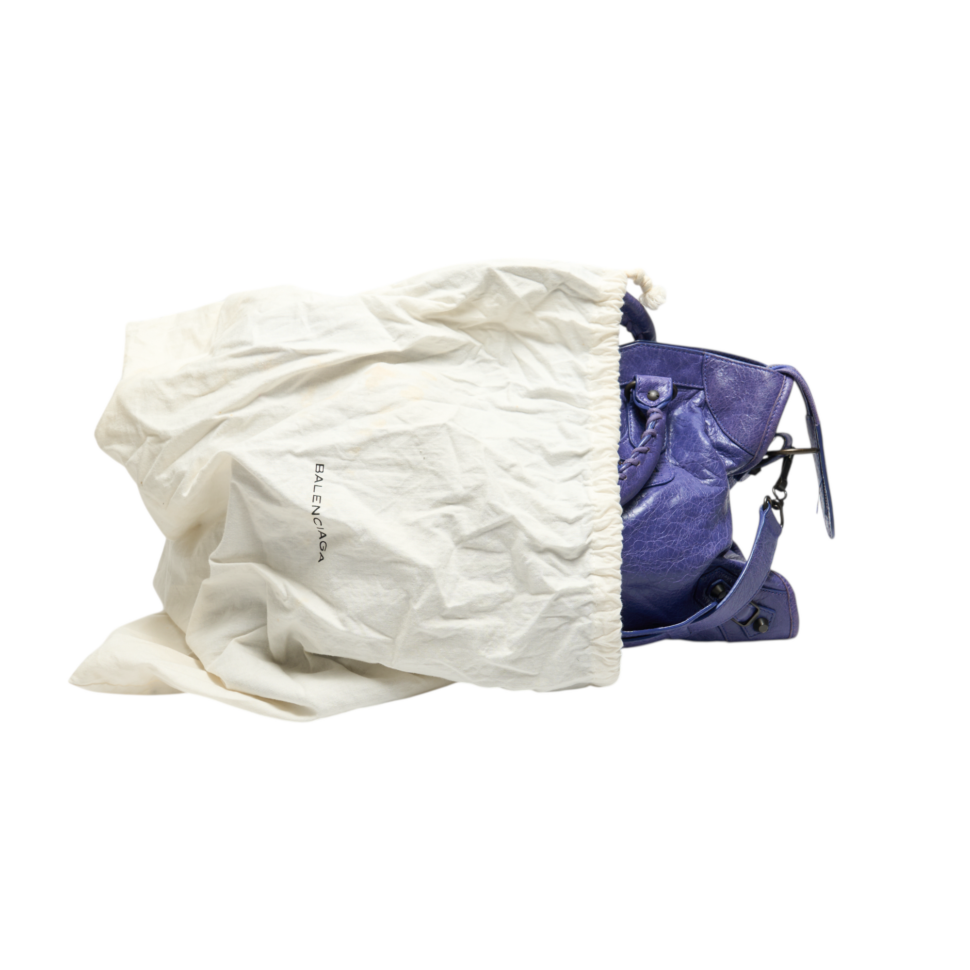 balenciaga 2000s purple city bag
