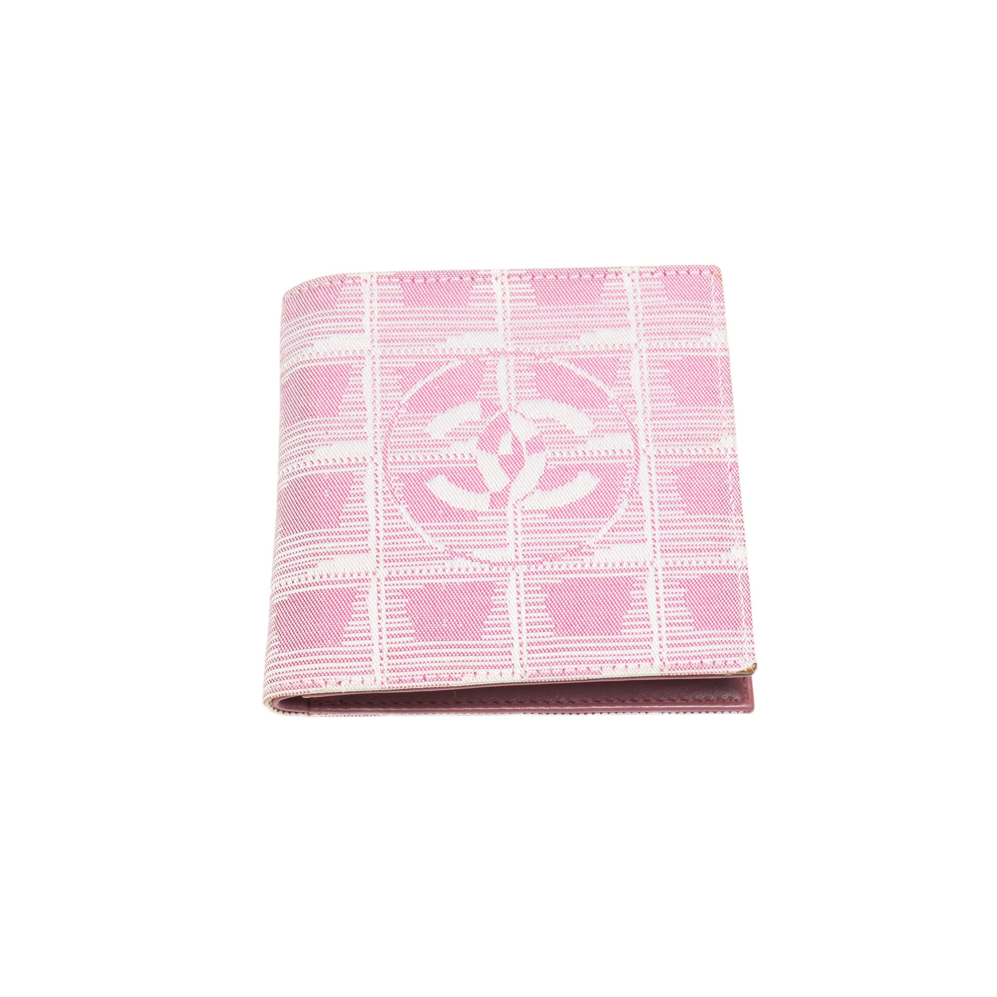 chanel 2000s pink wallet