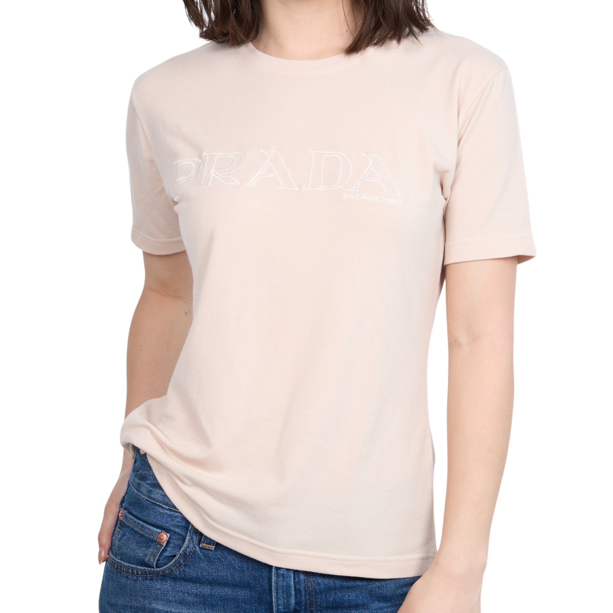 prada sport 2000s cream top