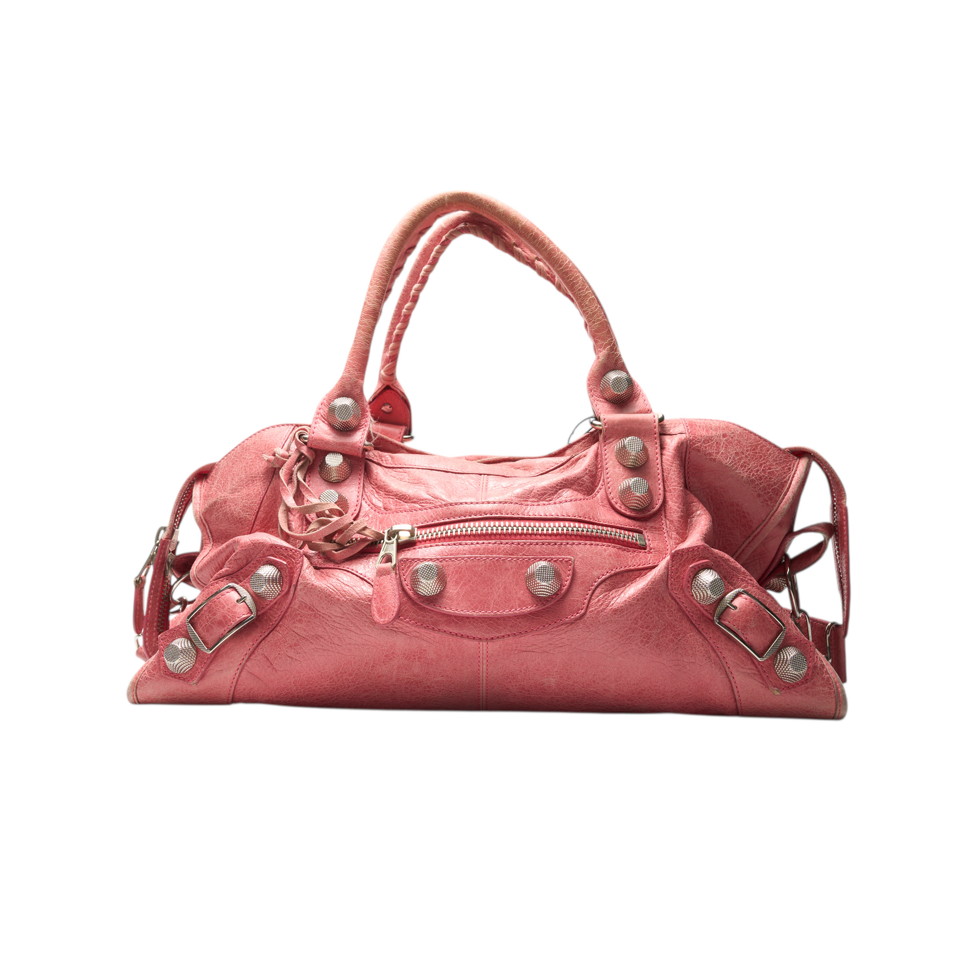 balenciaga 2000s pink city bag